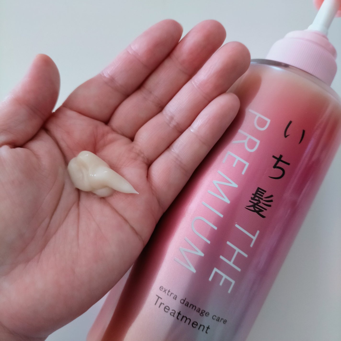 THE PREMIUM エクストラダメージケアシャンプー/トリートメント(シルキースムース)/いち髪/市販シャンプーを使ったクチコミ(3枚目)