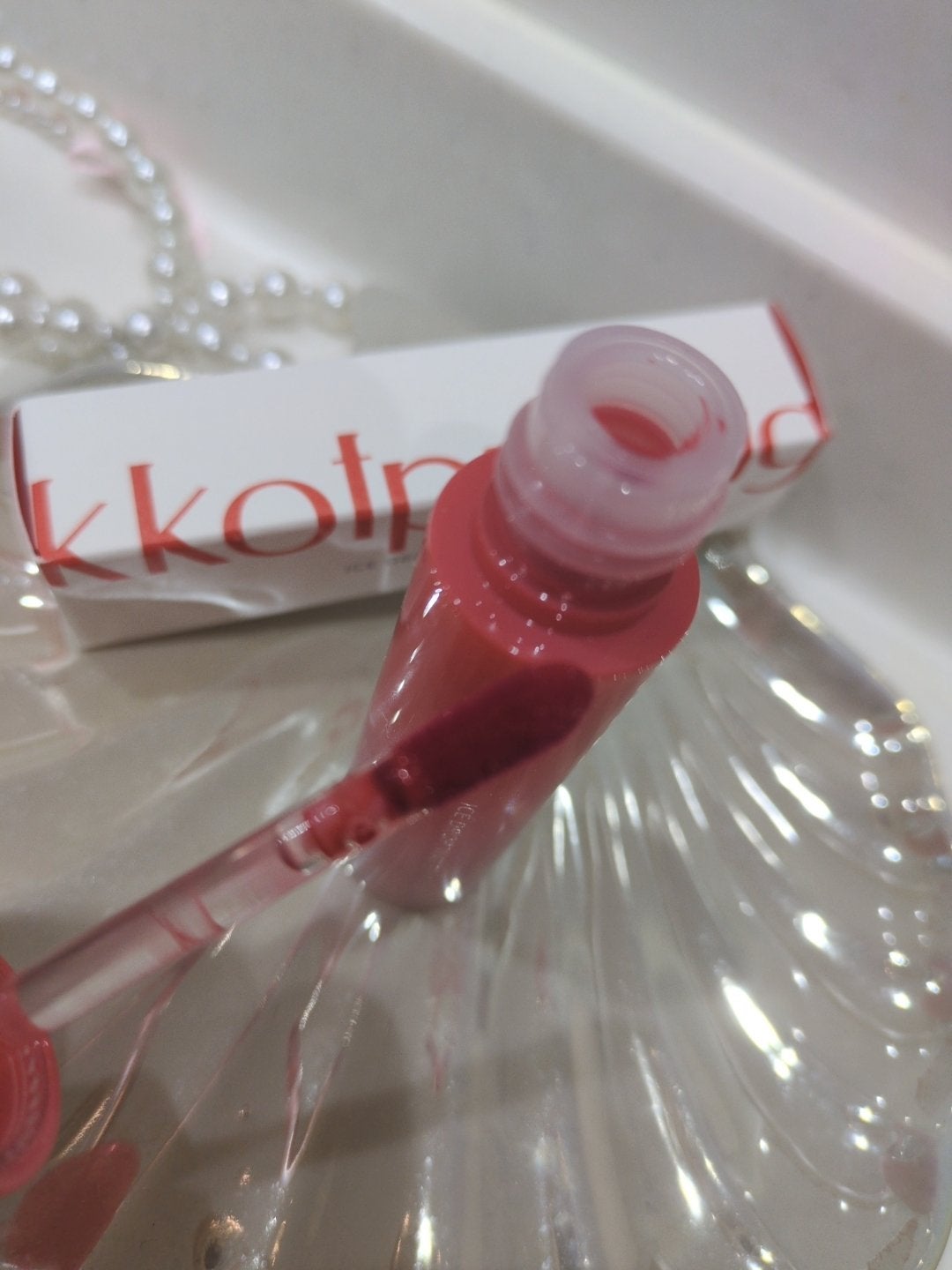 コッパン アイスドロップウォーターティント/kkotppang/リップティントを使ったクチコミ(3枚目)