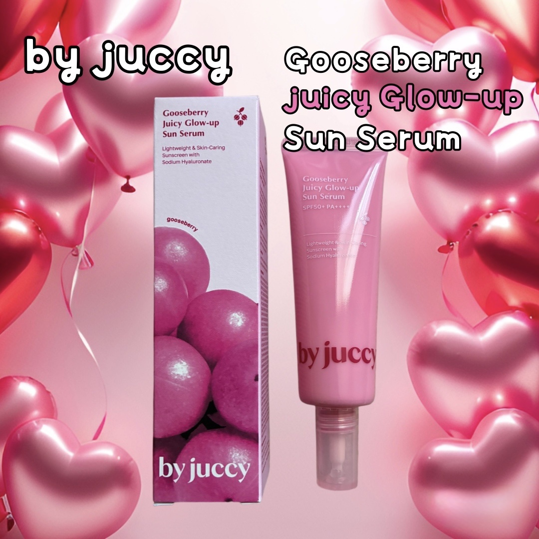Gooseberry Juicy Glow-up Sun Serum/By Juccy/日焼け止めミルクを使ったクチコミ（1枚目）
