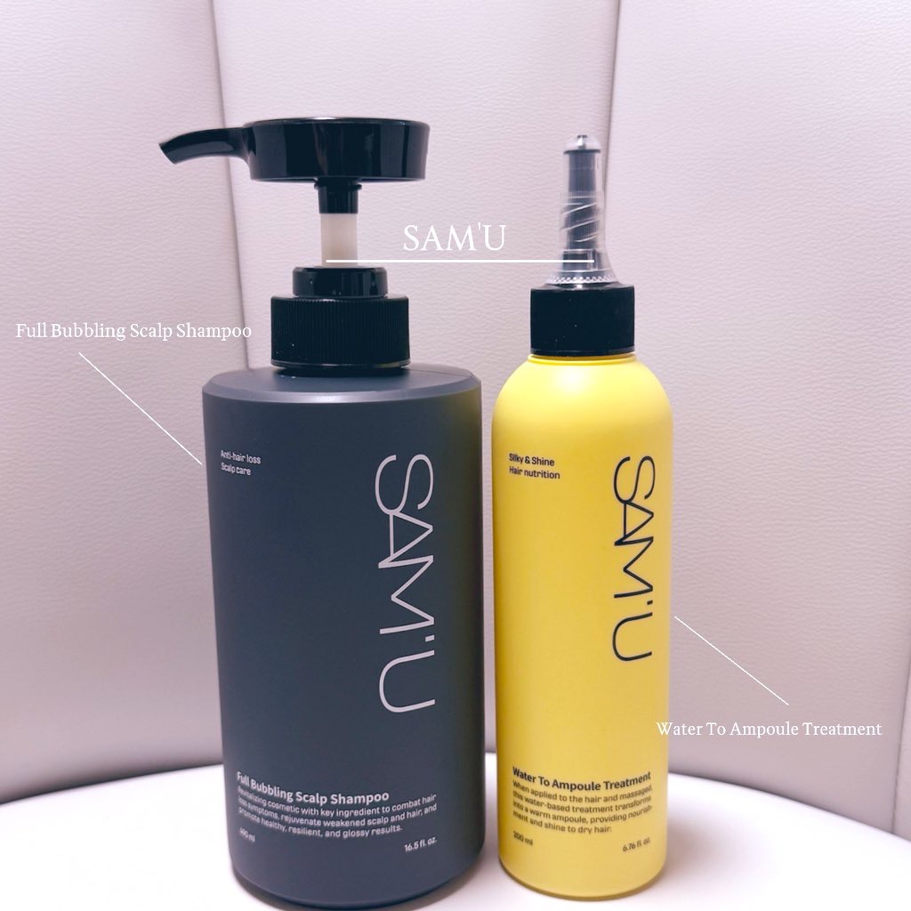 ウォータートゥーアンプルトリートメント/SAM'U/アウトバストリートメントを使ったクチコミ（1枚目）