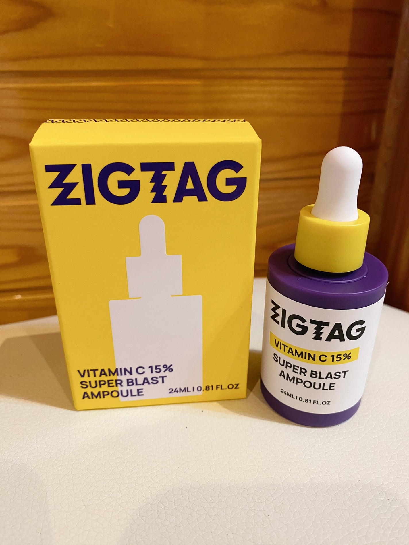 ビタミンC15%スーパーブラストアンプル/ZIGTAG/美容液を使ったクチコミ(1枚目)