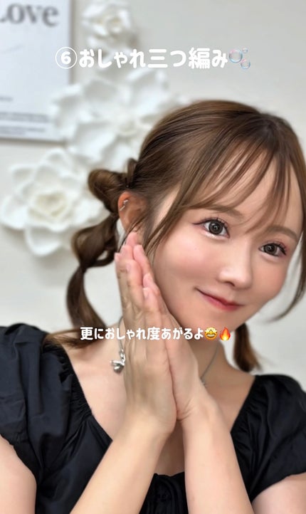 みちか。 on LIPS 「詳しくはインスタ見てください💫🌻簡単ヘアアレンジ6選՞o̴̶̷..」(7枚目)