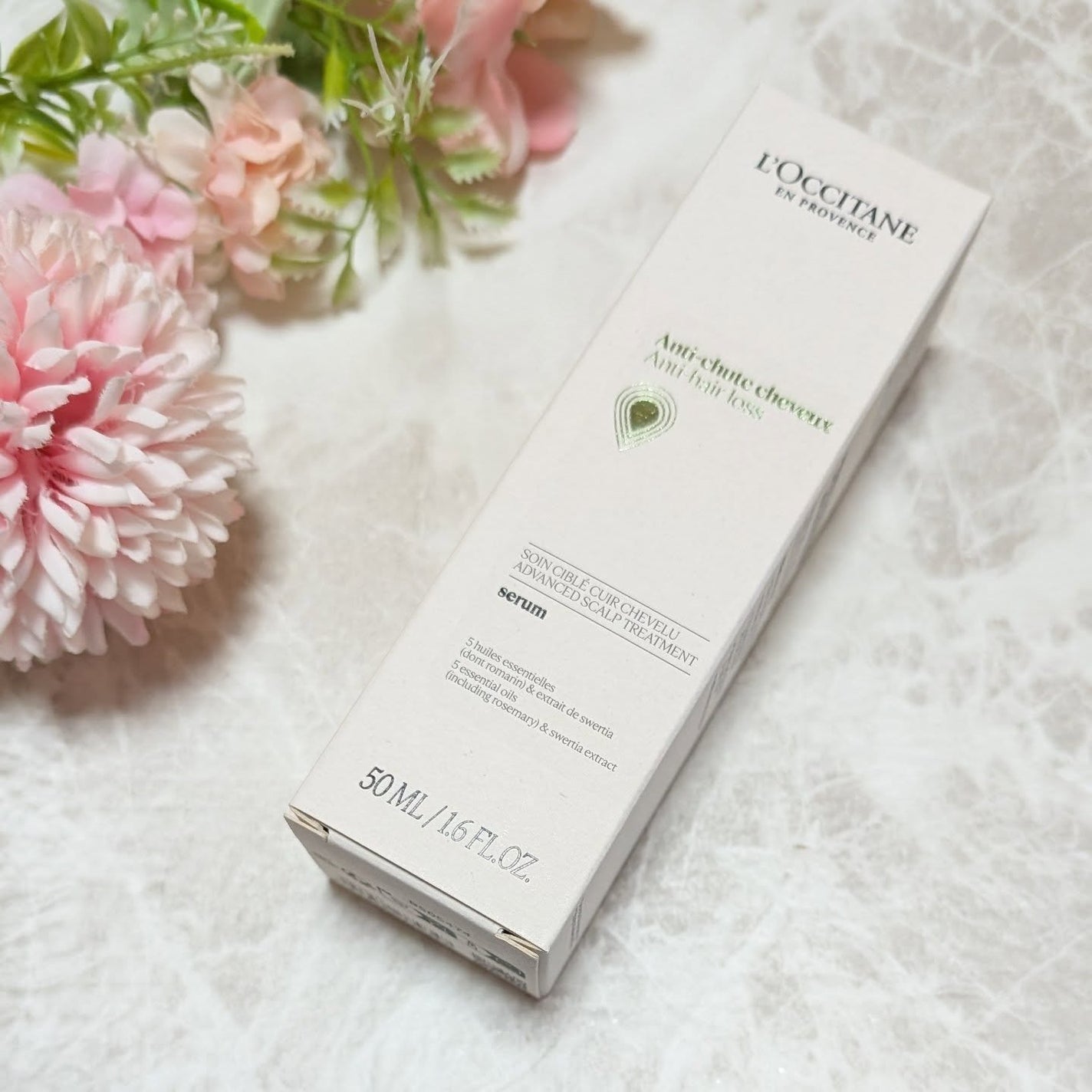 薬用 メディカル アンチヘアロスセラム/L'OCCITANE/頭皮ローションを使ったクチコミ(1枚目)