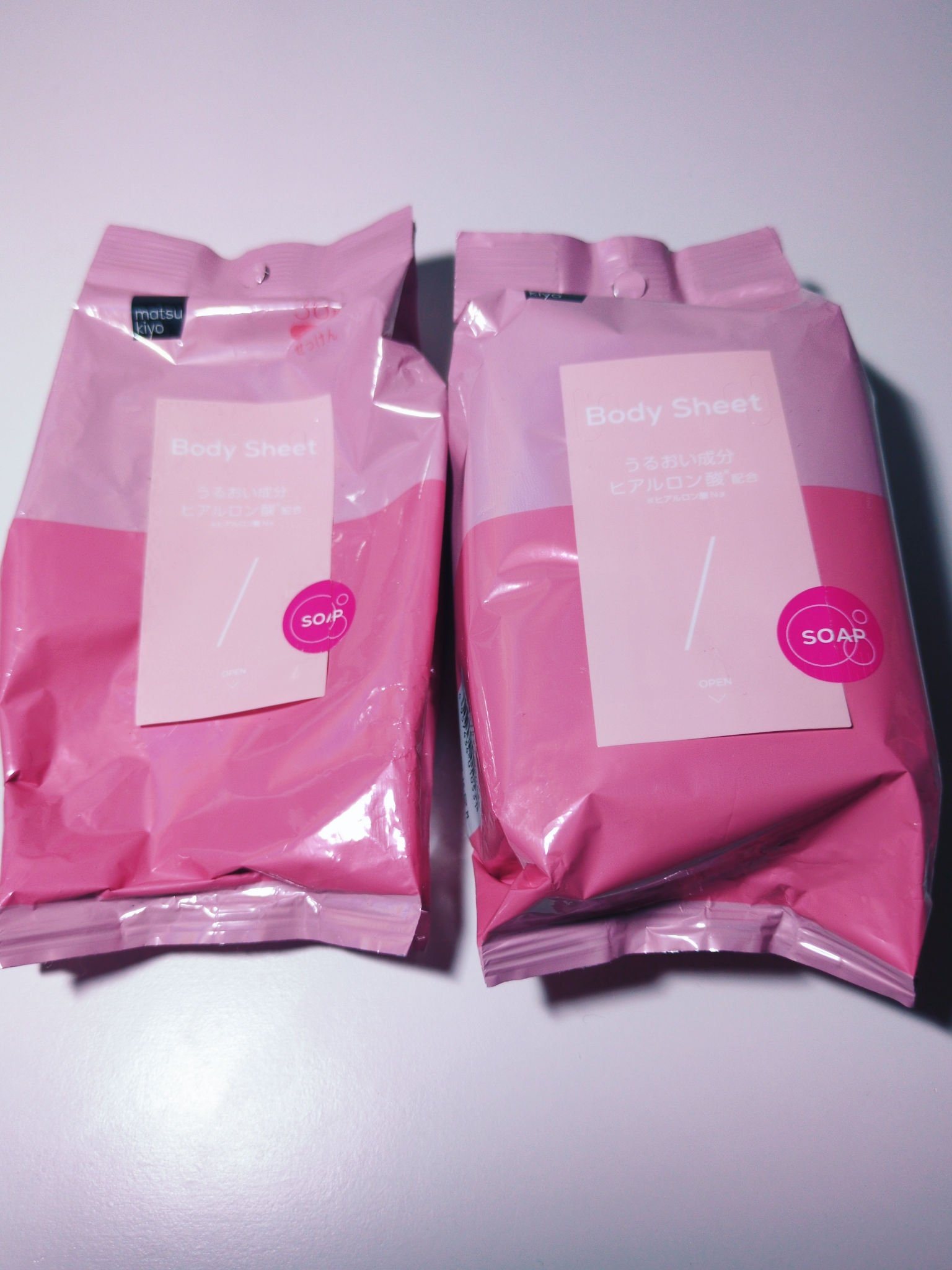 matsukiyo ボディシート 厚手タイプ せっけん 36枚/matsukiyo/ボディシートを使ったクチコミ（1枚目）