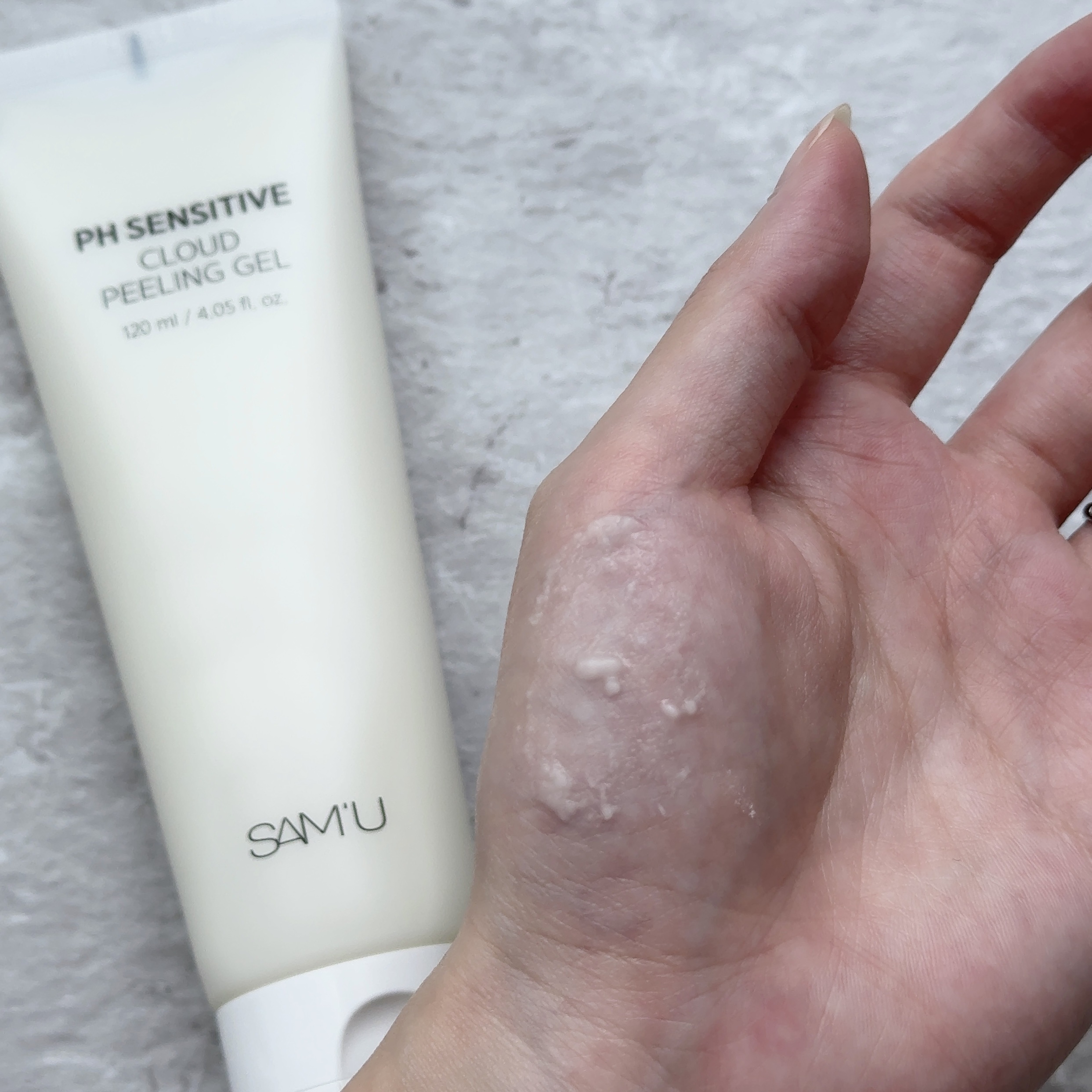PHセンシティブクラウドピーリングジェル/SAM'U/ピーリングを使ったクチコミ（3枚目）