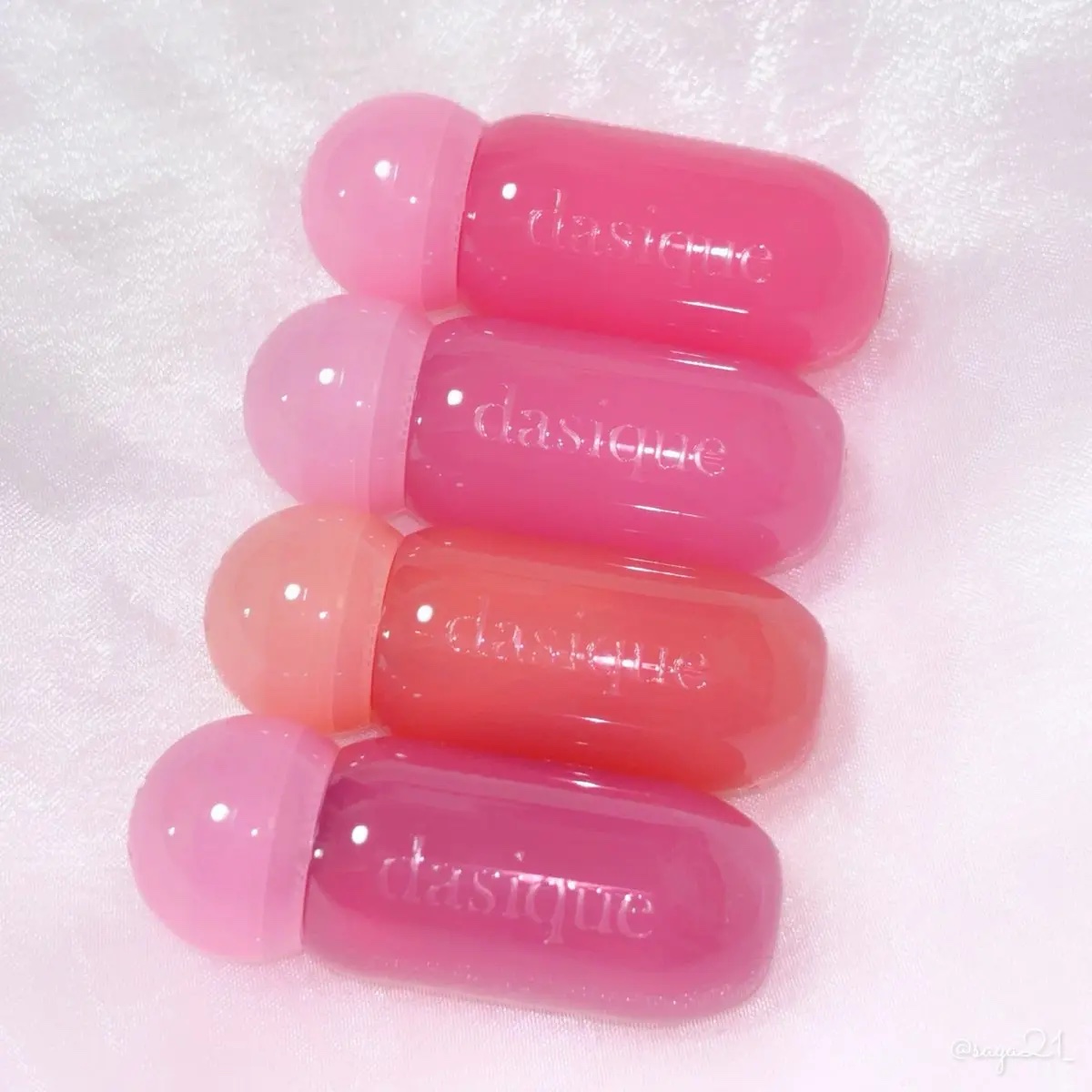 ジューシーデューイグロウティント/dasique/リップティントを使ったクチコミ（1枚目）