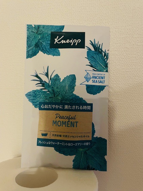 試してみた】クナイプ クナイプ バスソルト ピースフル
