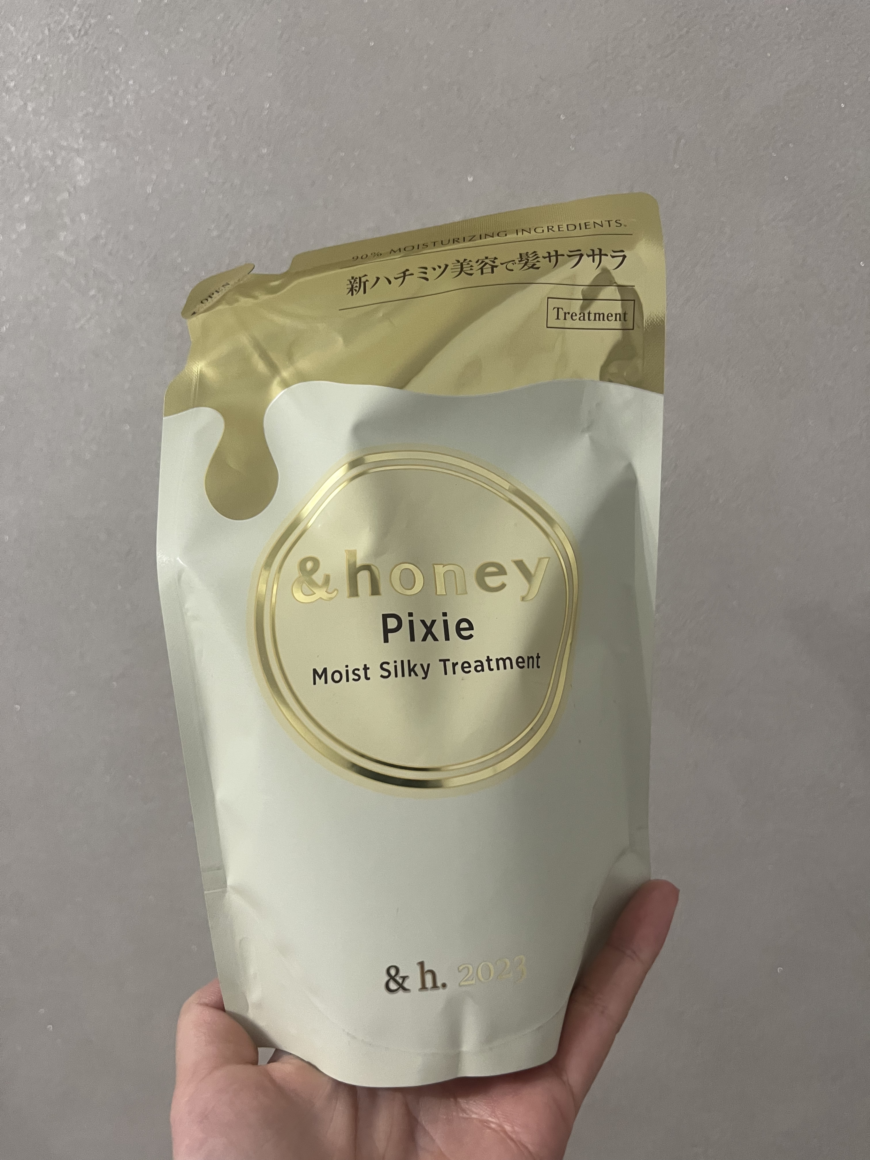 試してみた】アンドハニー ピクシー モイストシルキー シャンプー1.0