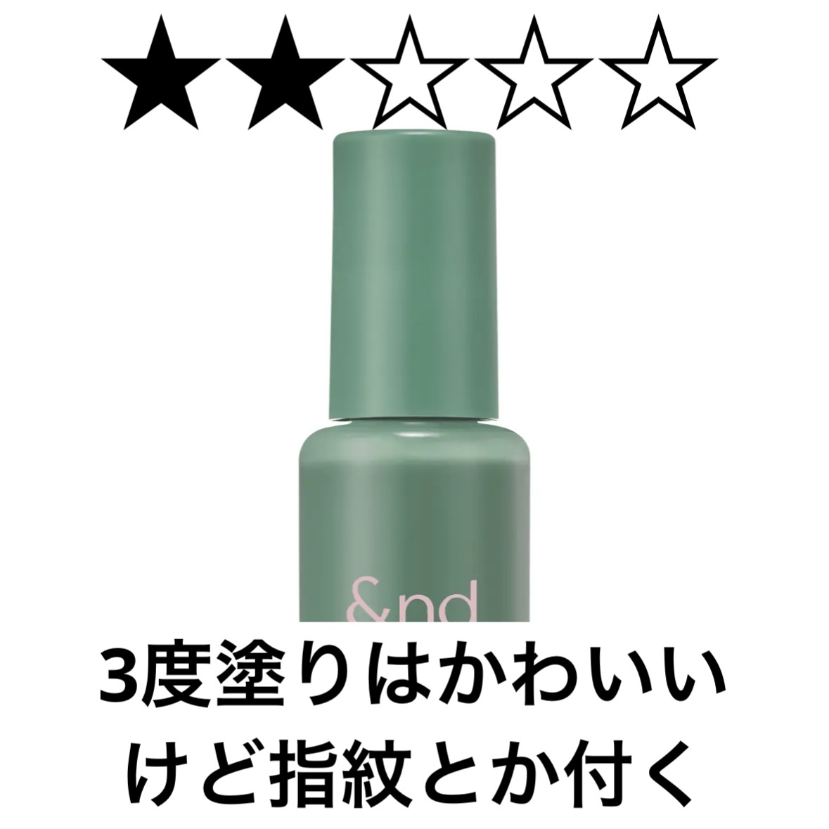 アンドバイロムアンド　グラッシードロップネイル GN01 アボカド/&nd by rom&nd/マニキュアを使ったクチコミ（1枚目）