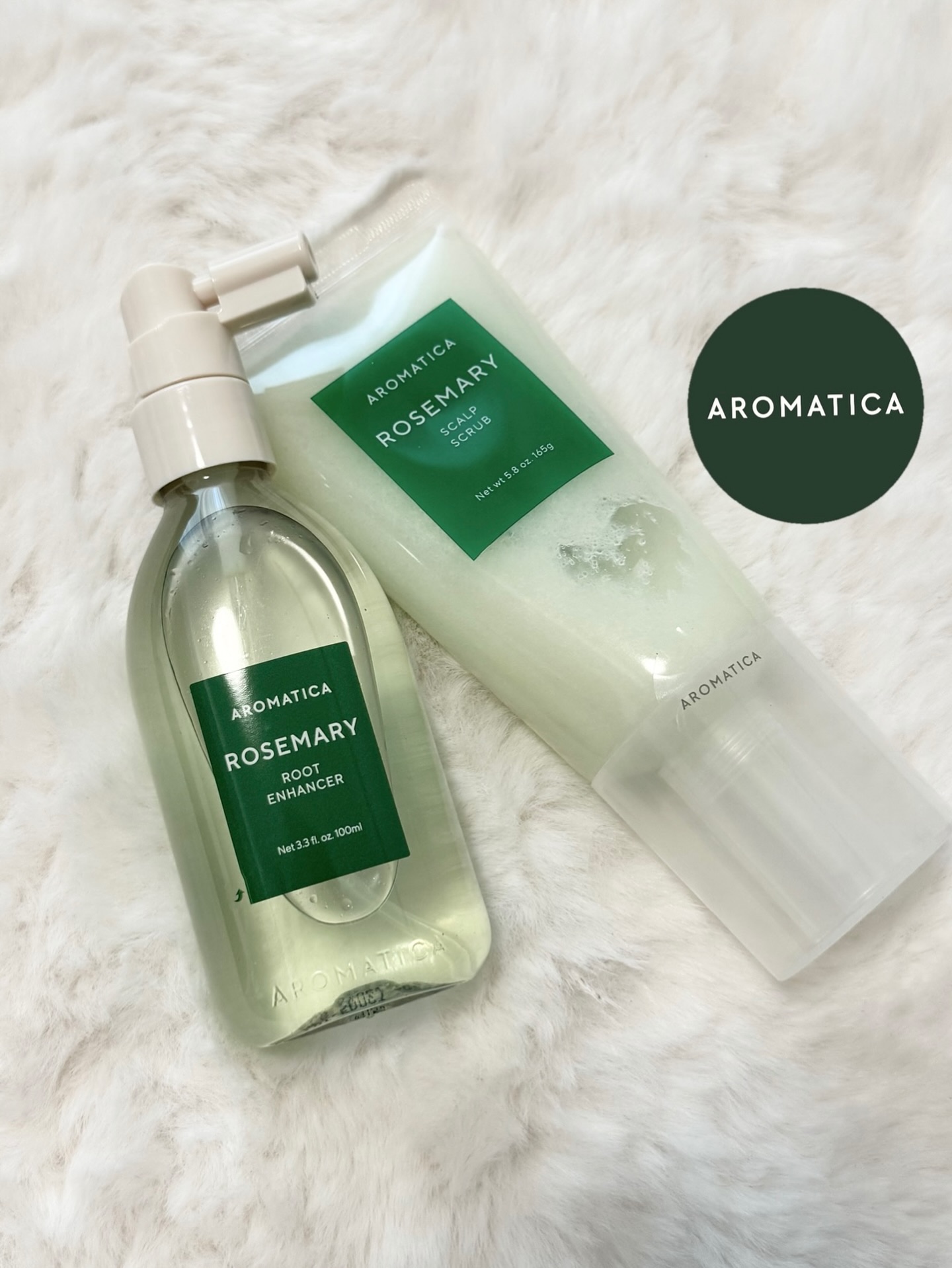 ローズマリー スカルプ スクラブ/AROMATICA/ヘッドスクラブを使ったクチコミ（1枚目）