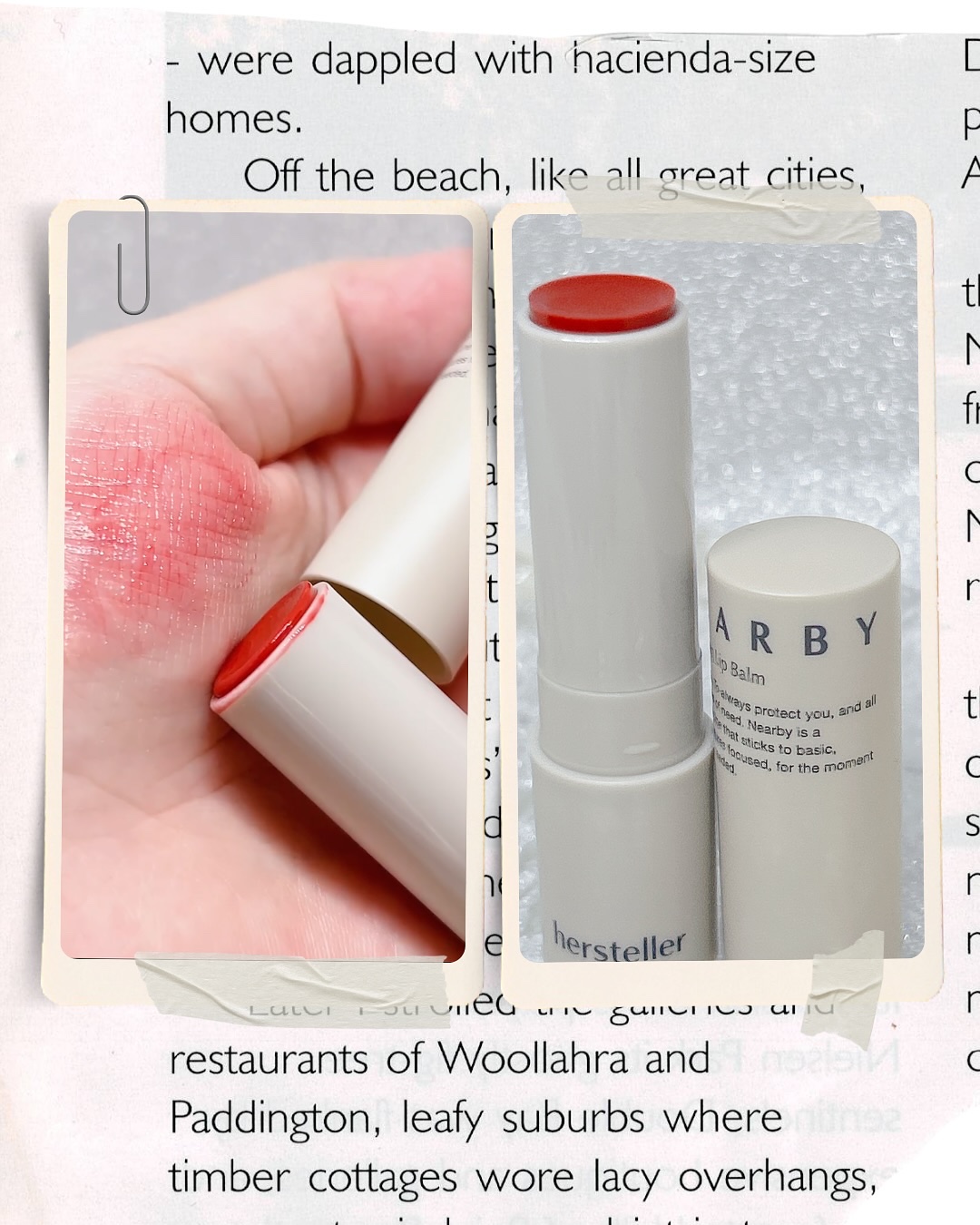 NEARBY Recharging Lip Balm/Hersteller/口紅を使ったクチコミ（2枚目）