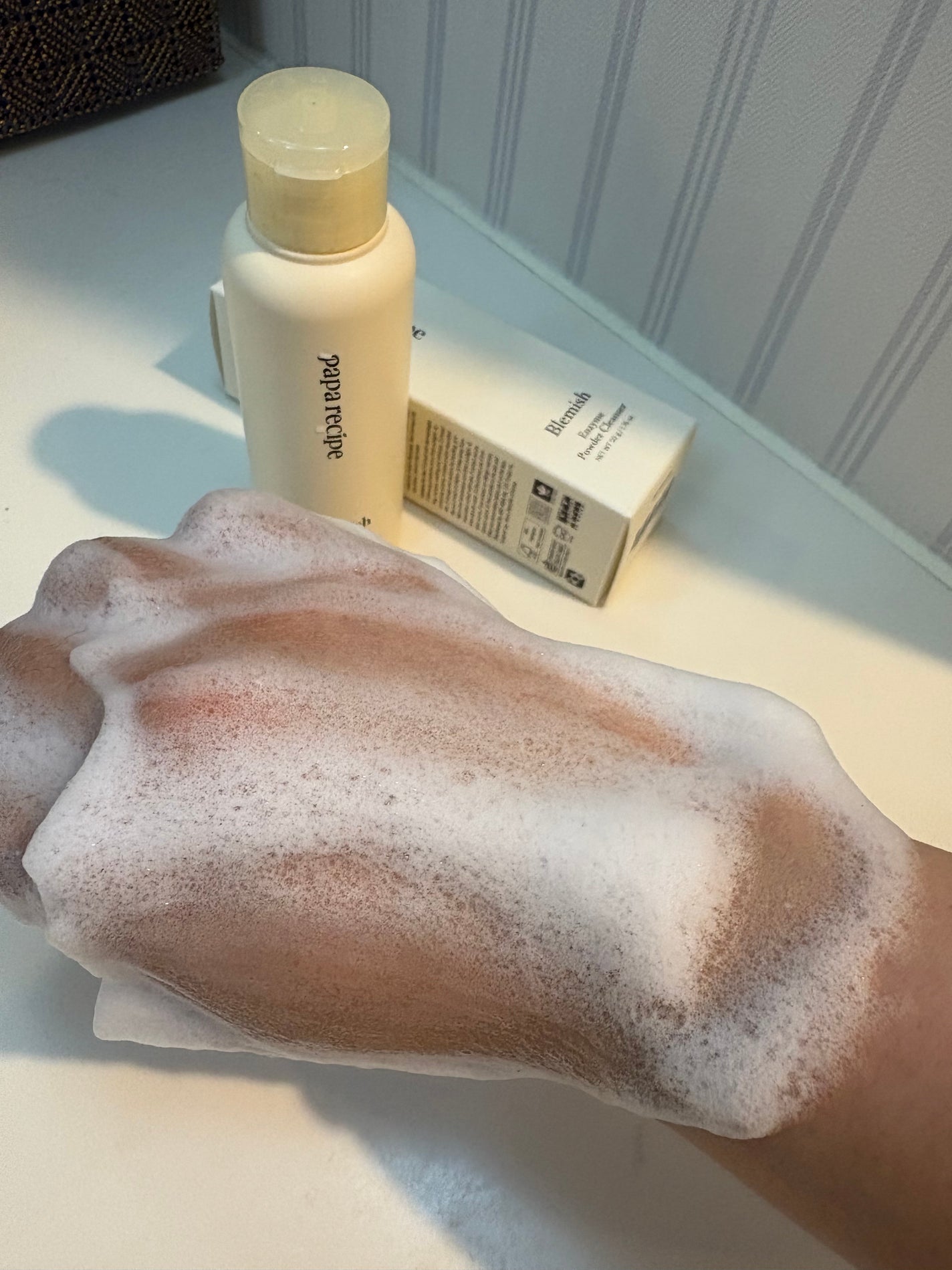 ブレミッシュ 酵素 洗顔パウダー/PAPA RECIPE/洗顔パウダーを使ったクチコミ(5枚目)