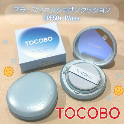 ブラーフィニッシュサンクッション/TOCOBO/日焼け止めパウダーを使ったクチコミ(1枚目)