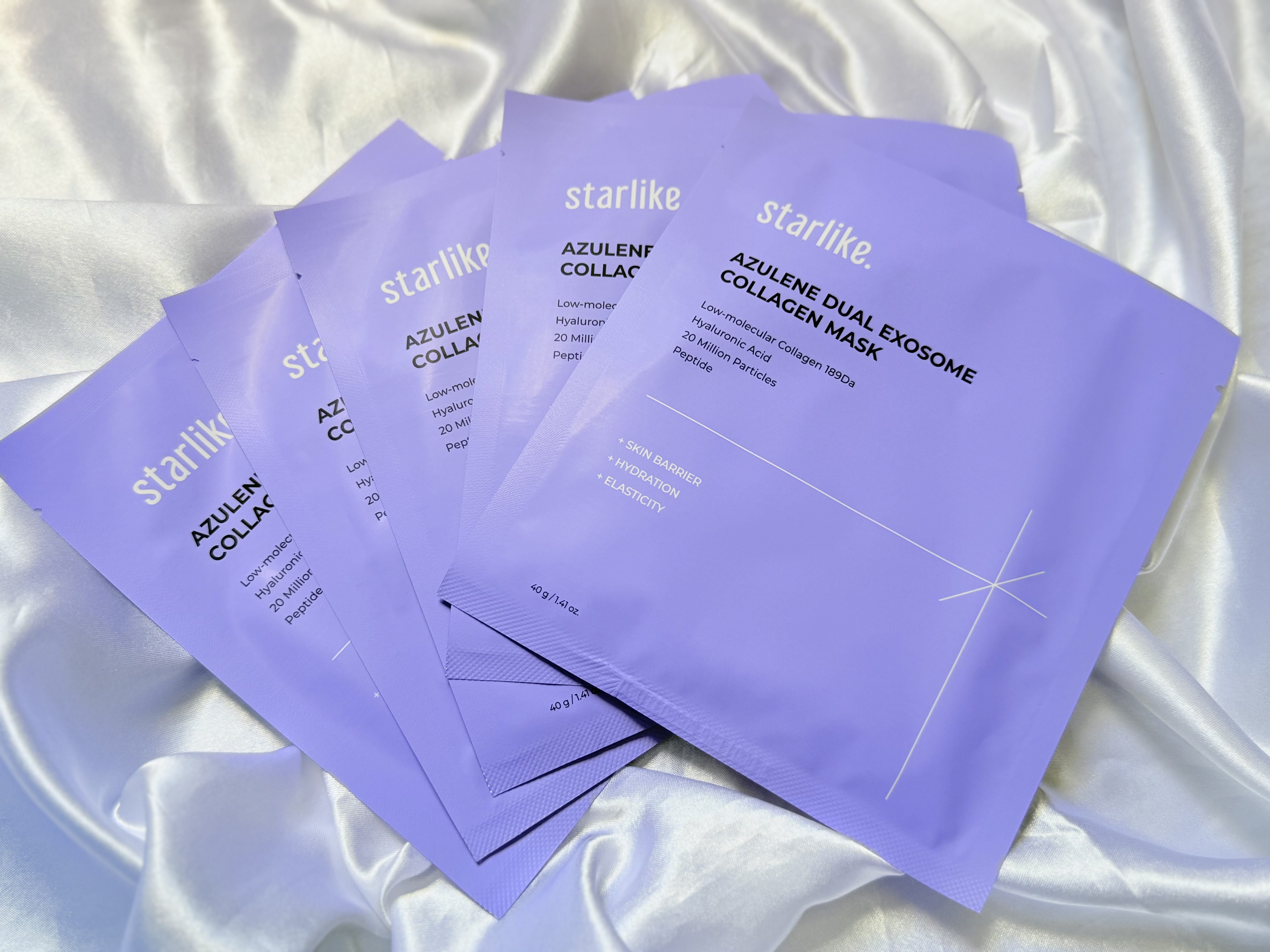 アズレンデュアルエクソソーム コラーゲンマスク パック/STARLIKE/シートマスク・パックを使ったクチコミ（1枚目）