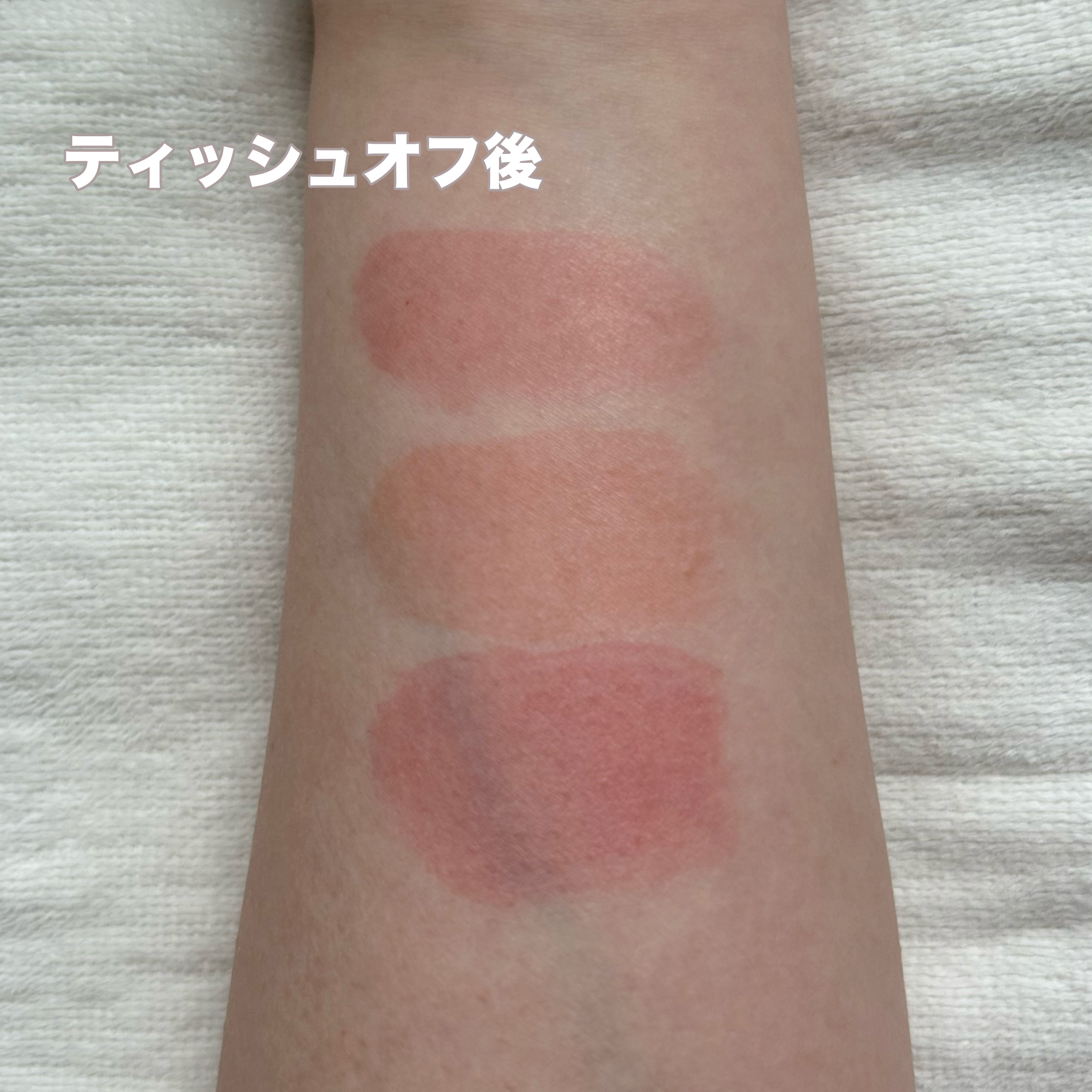 ジューシーデューイグロウティント 02 メルバフォンデュ(ミニ) /dasique/リップティントを使ったクチコミ（3枚目）