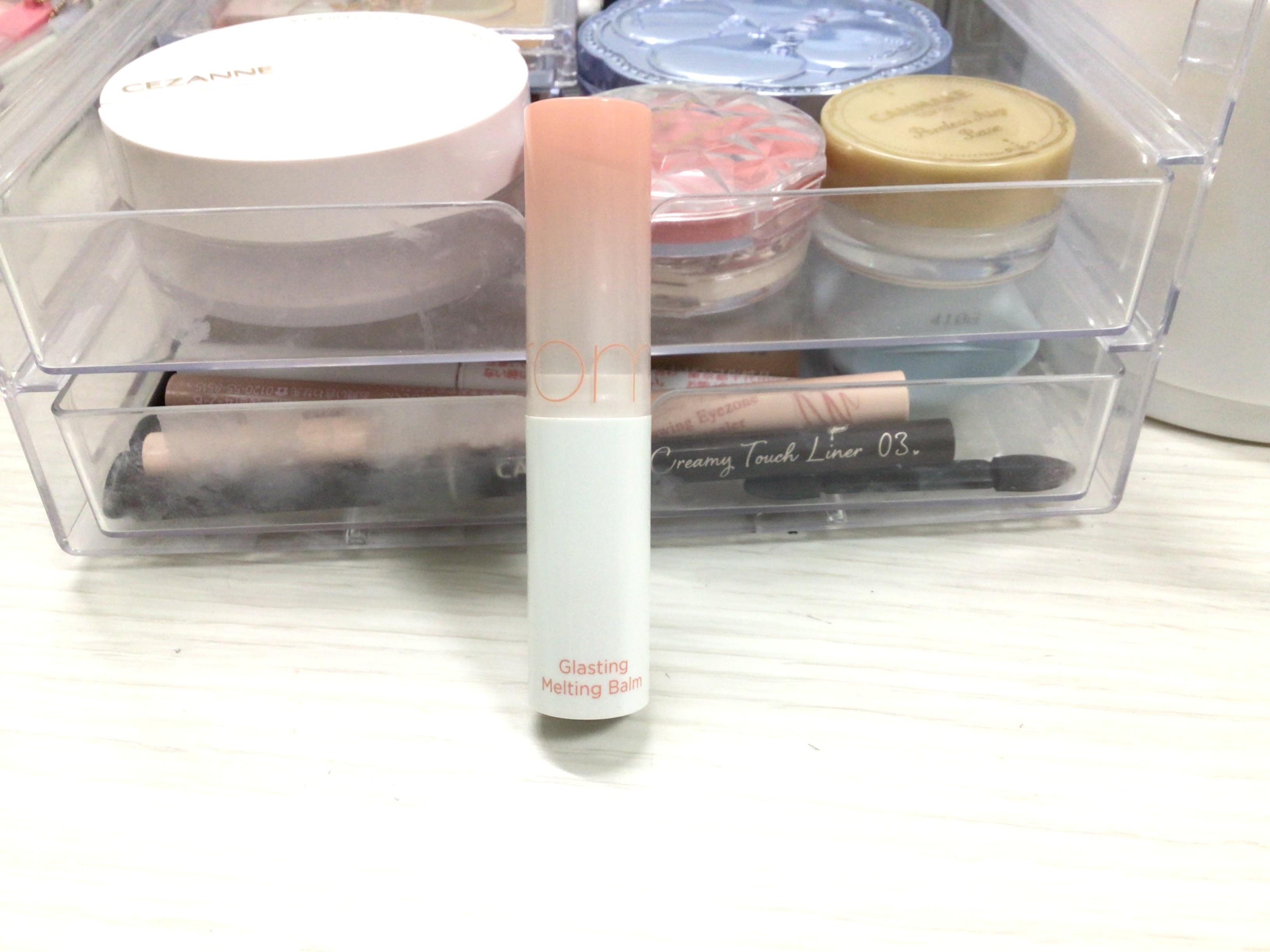 グラスティングメルティングバーム/rom&nd/リップバームを使ったクチコミ（1枚目）