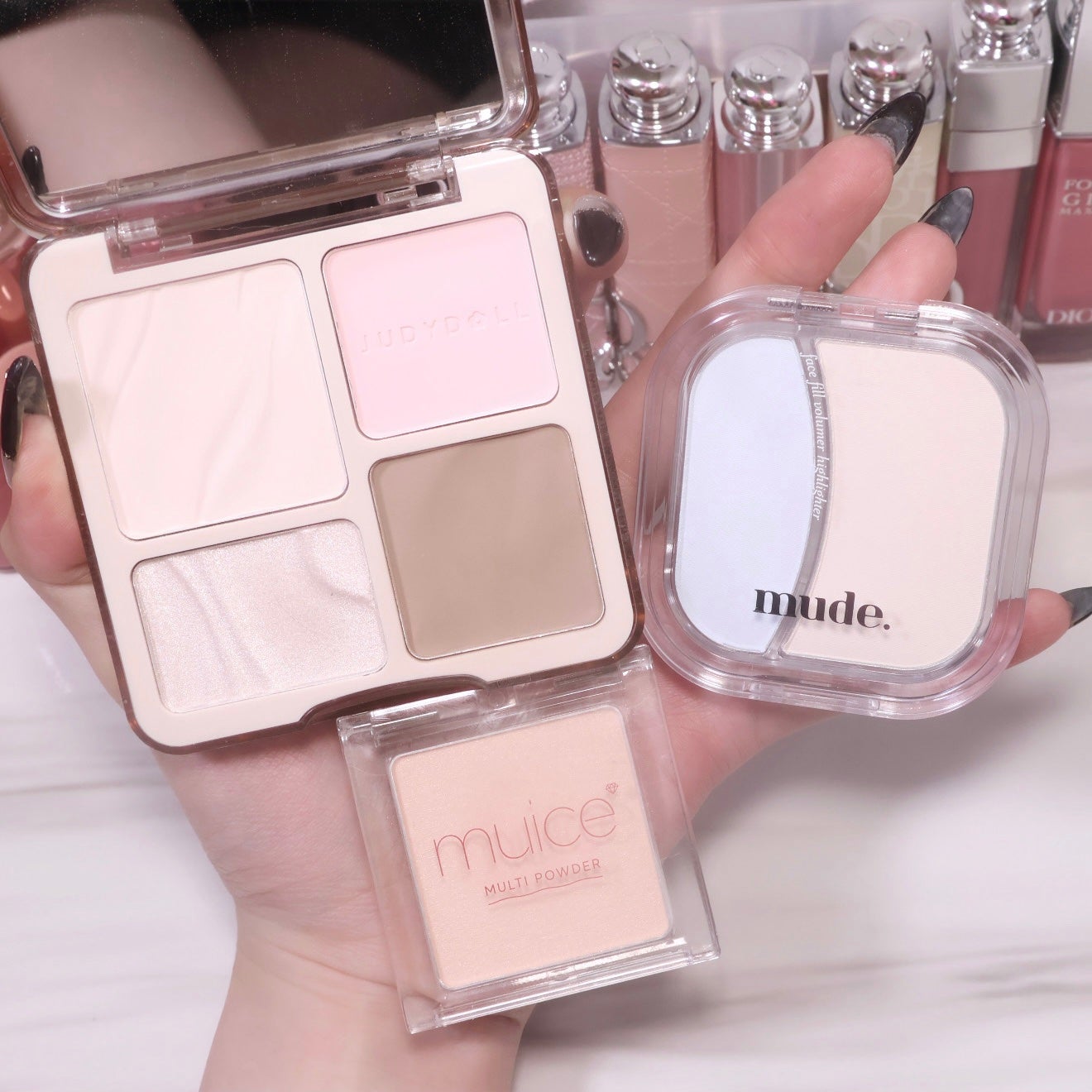 JUDYDOLL メリハリマスターパレット/JUDYDOLL/パウダーハイライトを使ったクチコミ(1枚目)