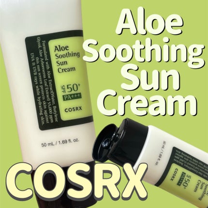 COSRX アロエスージングUVクリーム SPF50+ PA+++のクチコミ「
アロエ葉エキスで
肌の鎮静と水分を補給🌱
COSRX
アロエスージングUVクリーム
SPF.....」(1枚目)