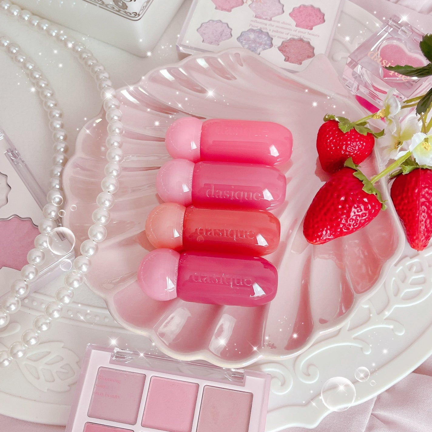 ジューシーデューイグロウティントミニ/dasique/リップティントを使ったクチコミ(2枚目)