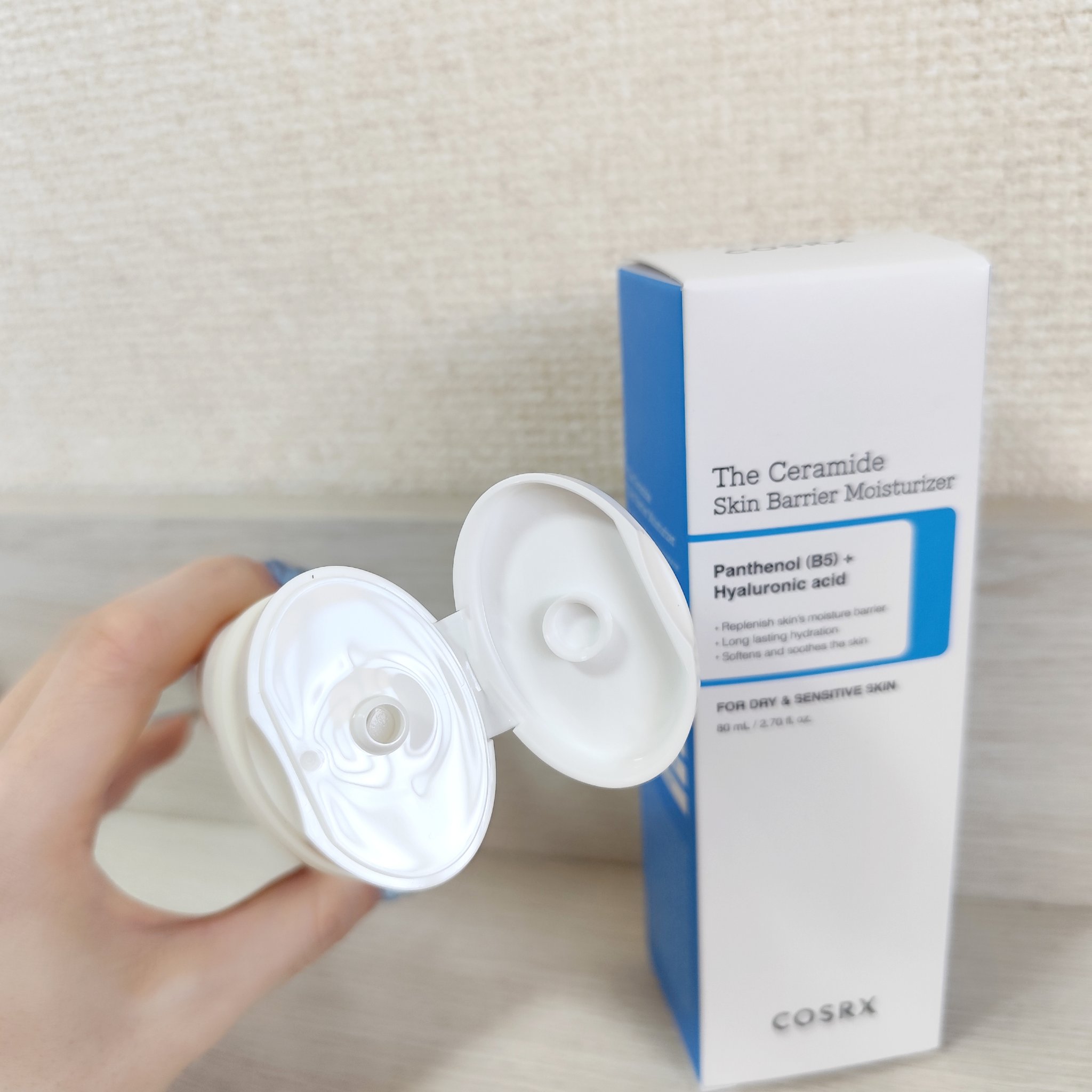 RXザ・セラミドスキンバリアモイスチャライザー/COSRX/フェイスクリームを使ったクチコミ（3枚目）