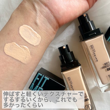 フィットミー リキッドファンデーション R/MAYBELLINE NEW YORK/リキッドファンデーションを使ったクチコミ(4枚目)