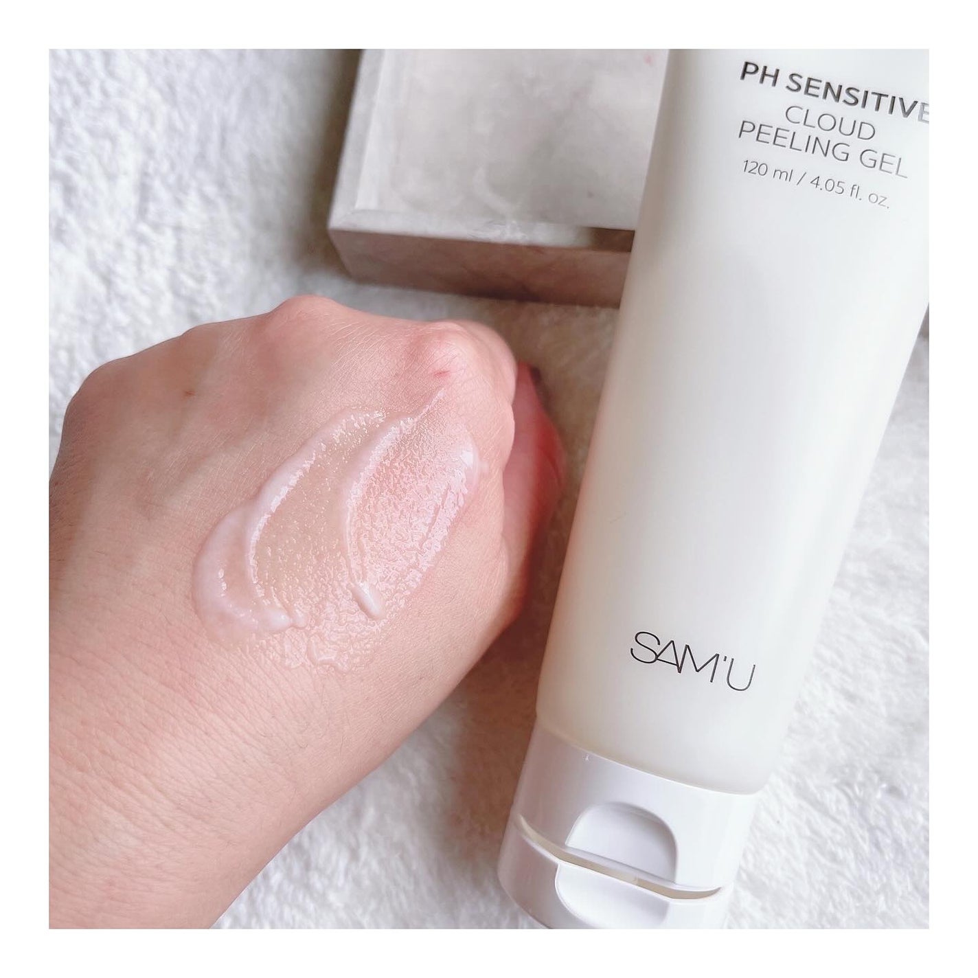 PHセンシティブクラウドピーリングジェル/SAM'U/ピーリングを使ったクチコミ(3枚目)
