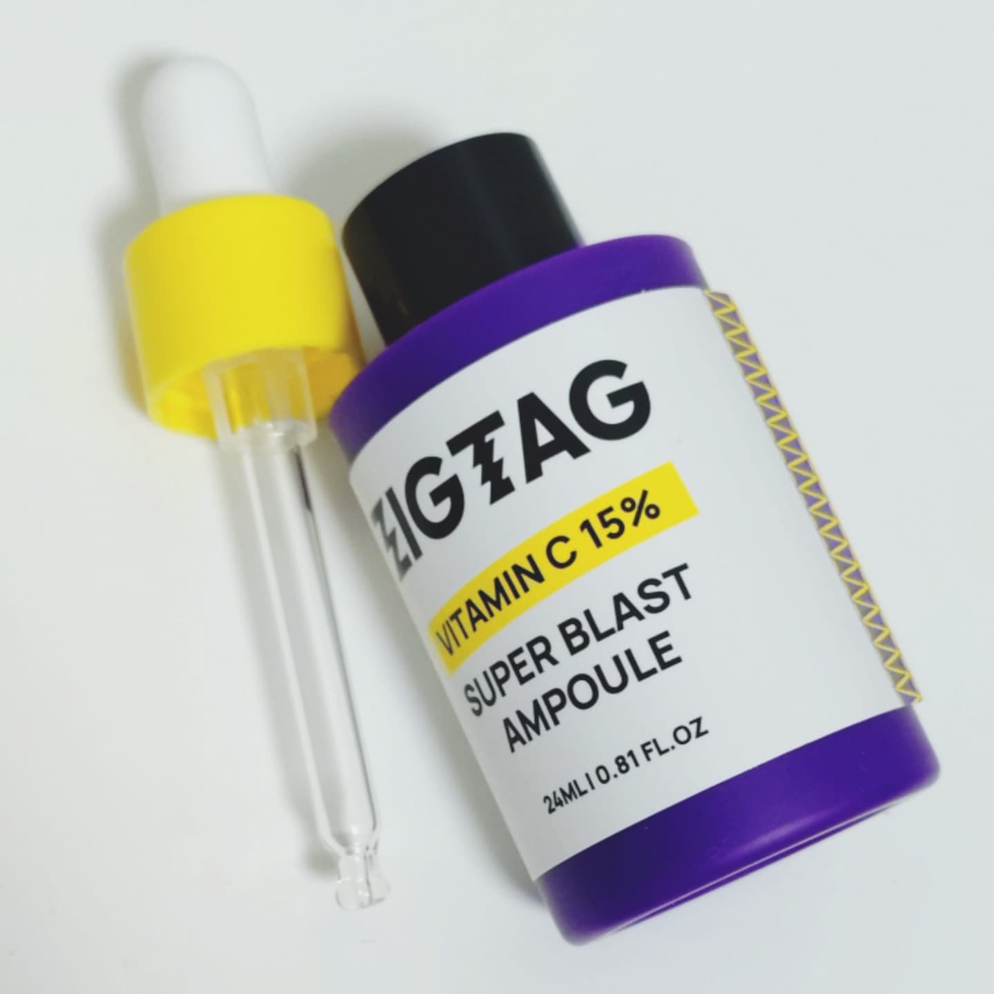 ビタミンC15%スーパーブラストアンプル/ZIGTAG/美容液を使ったクチコミ（2枚目）