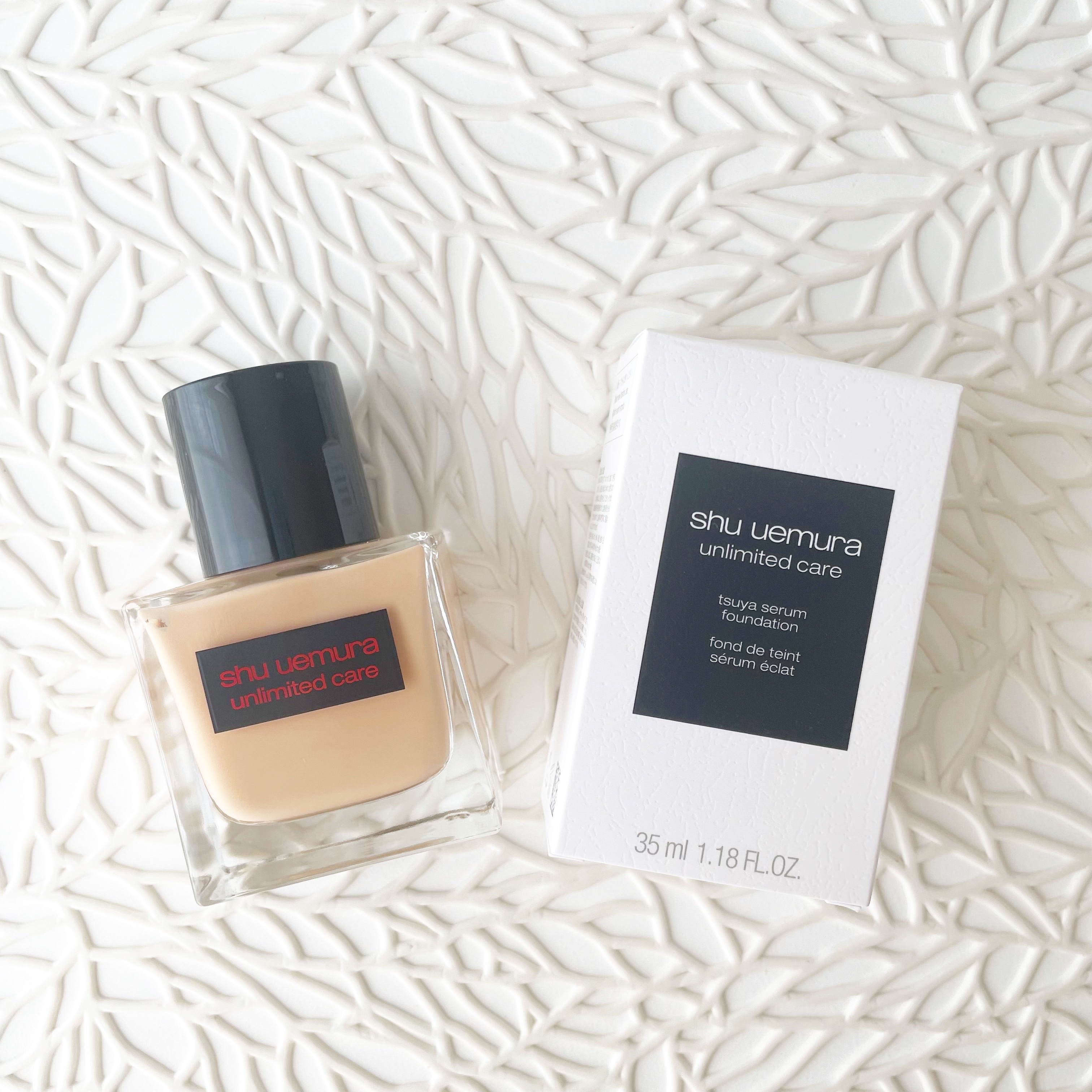 アンリミテッド ケア ツヤ セラム ファンデーション/shu uemura/リキッドファンデーションを使ったクチコミ（1枚目）