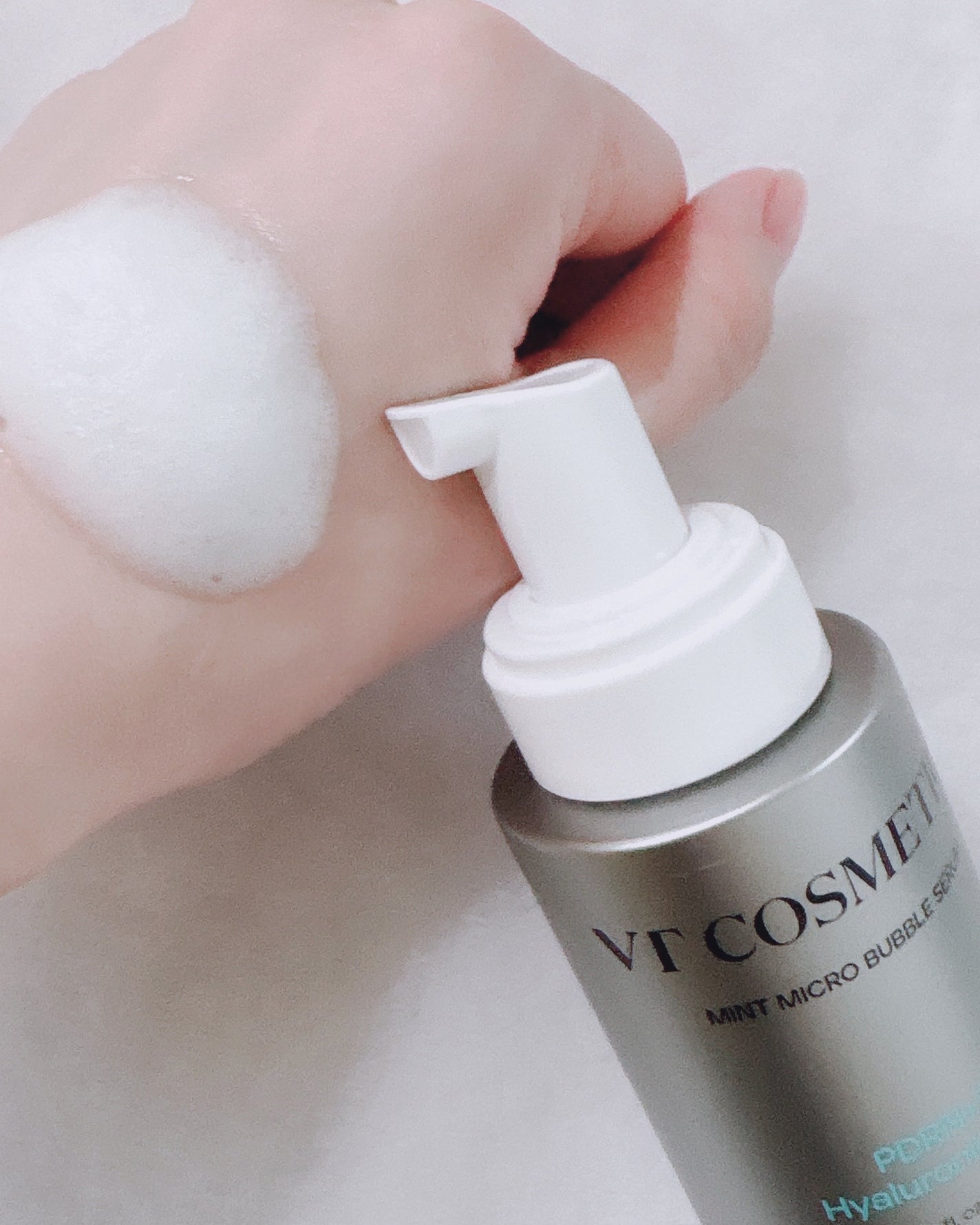 PDRN ヒアルロン酸 ミントマイクロバブルセラム/VT/美容液を使ったクチコミ(2枚目)