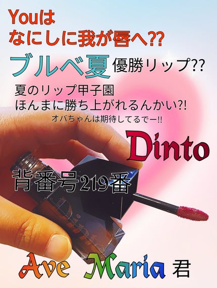 ブラーグロイリップティント/Dinto/リップティントを使ったクチコミ(1枚目)