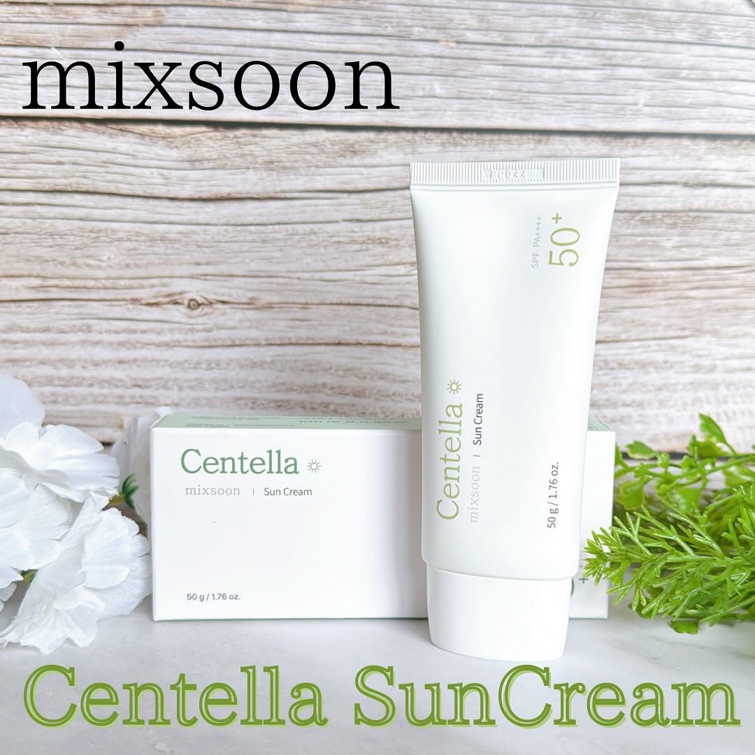 ツボクサ サンクリーム/mixsoon/日焼け止めクリームを使ったクチコミ(1枚目)