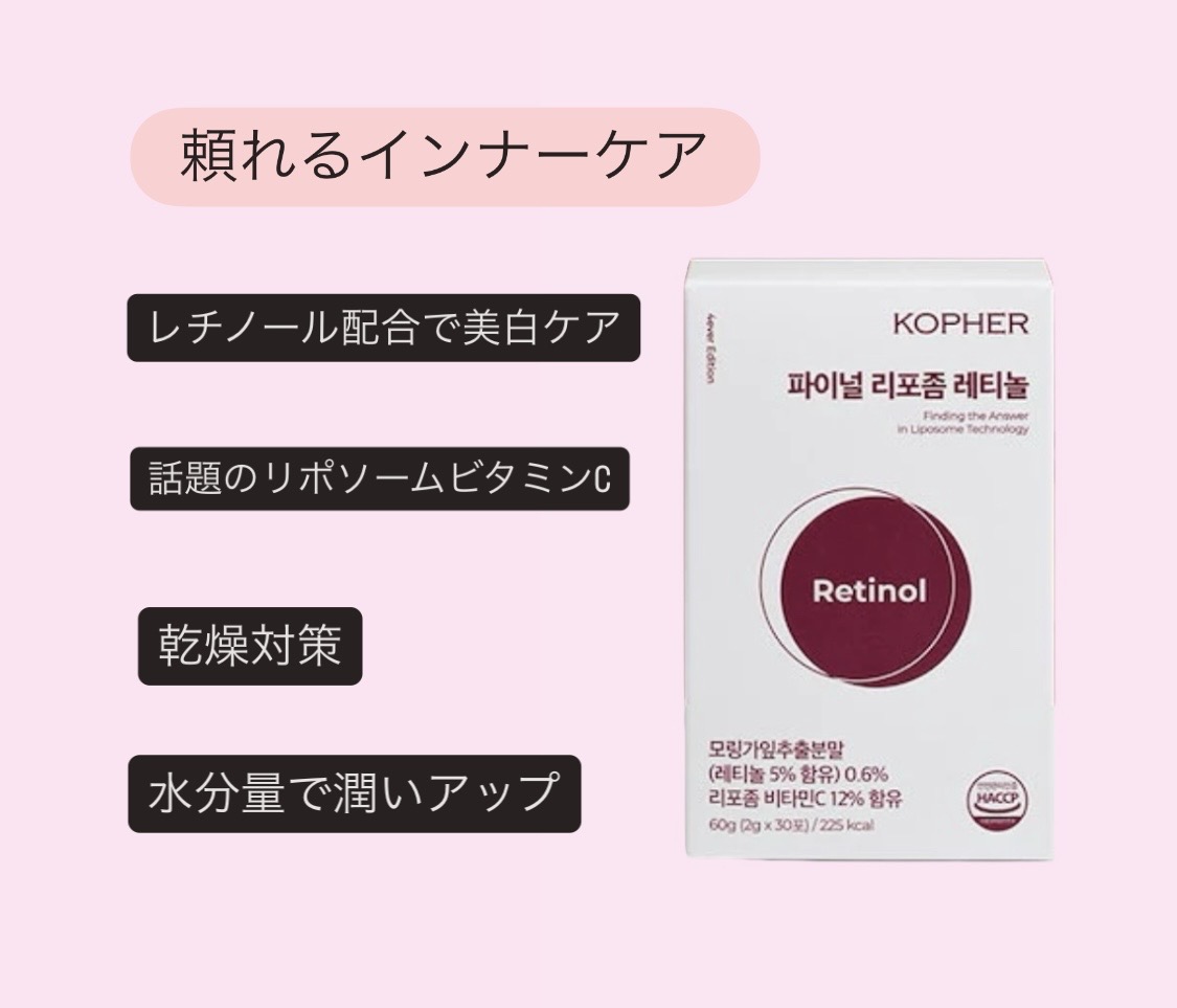 ファイナルリポソーム レチノール/KOPHER/美容サプリメントを使ったクチコミ（1枚目）