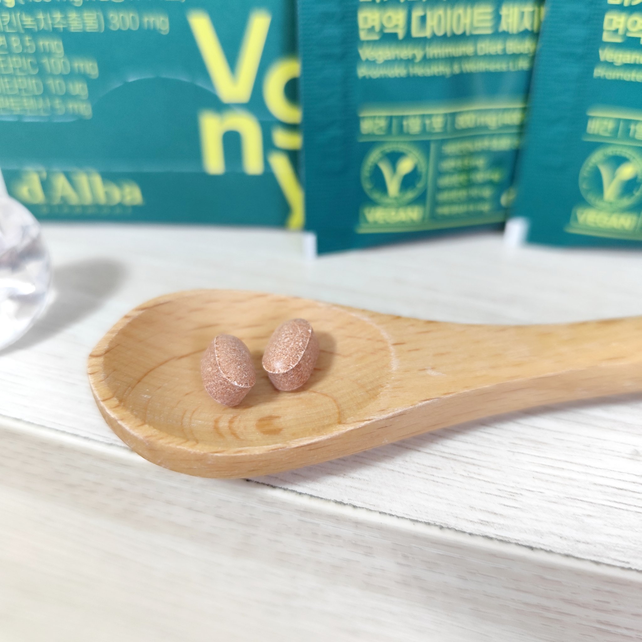 ヴィーガナリー免疫ダイエット 体脂肪カット (シャインマスカット味)/ダルバ/美容サプリメントを使ったクチコミ（2枚目）