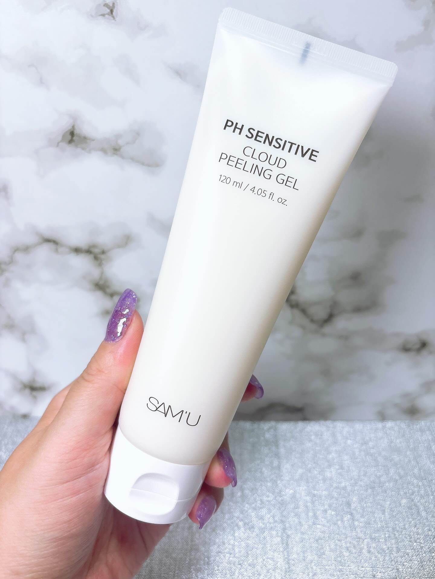 PHセンシティブクラウドピーリングジェル/SAM'U/ピーリングを使ったクチコミ（2枚目）