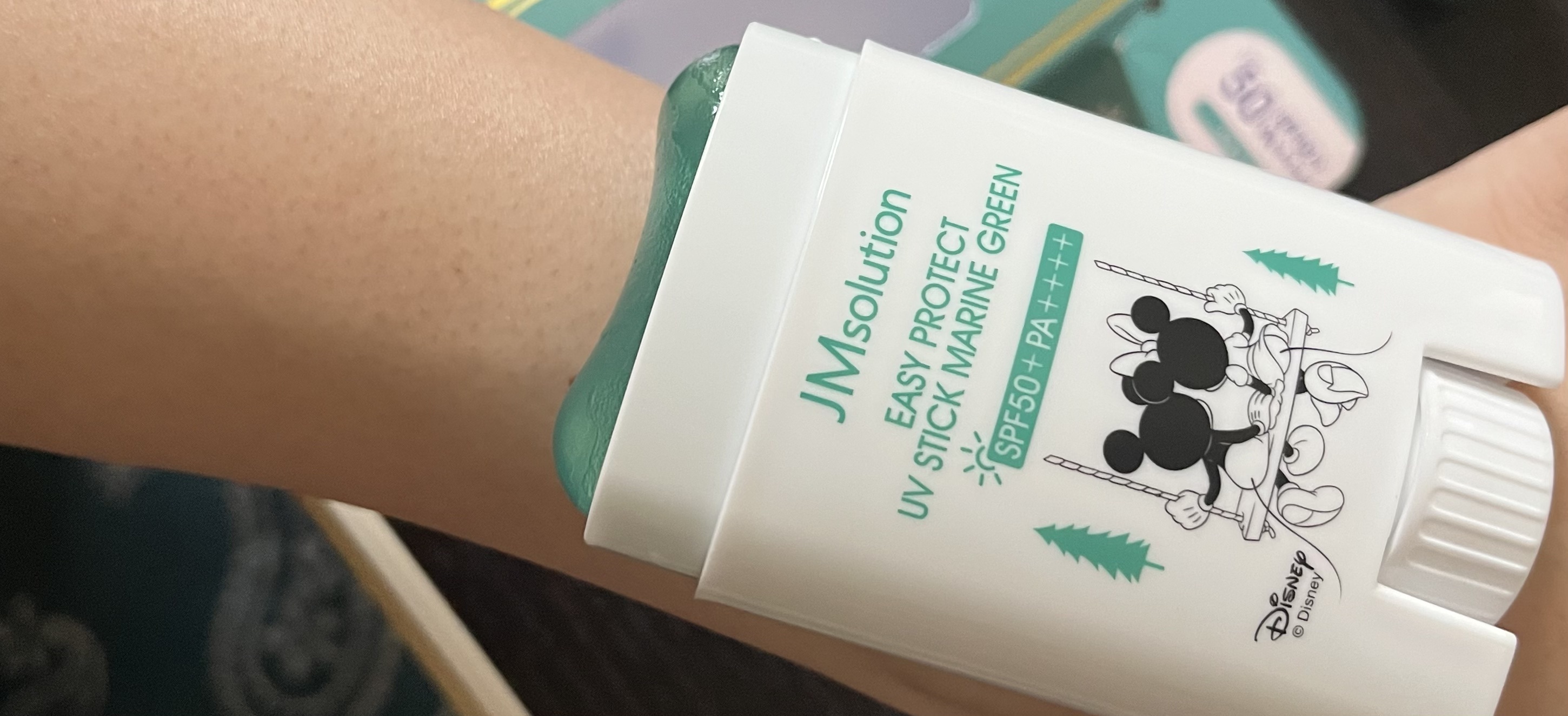 イージープロテクトUVスティック マリングリーン/JMsolution/日焼け止めスティックを使ったクチコミ（3枚目）