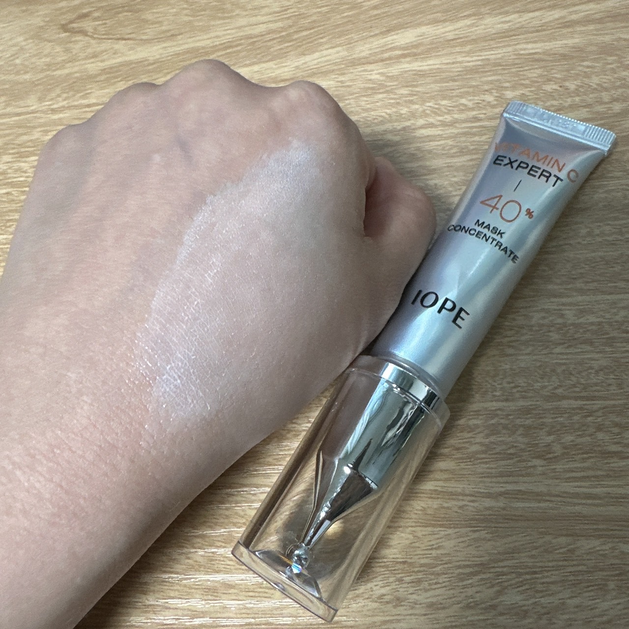 ビタミンC エキスパート40% マスクコンセントレート/IOPE/フェイスクリームを使ったクチコミ（3枚目）