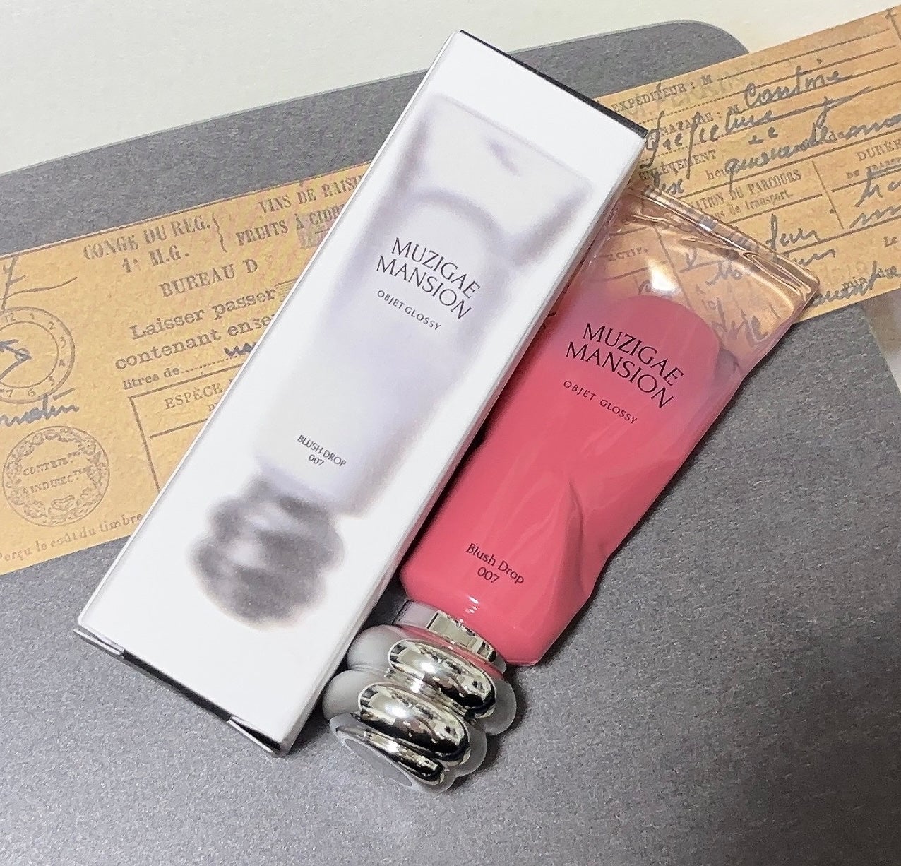 オブジェ グロッシー/MUZIGAE MANSION/リップグロスを使ったクチコミ(2枚目)