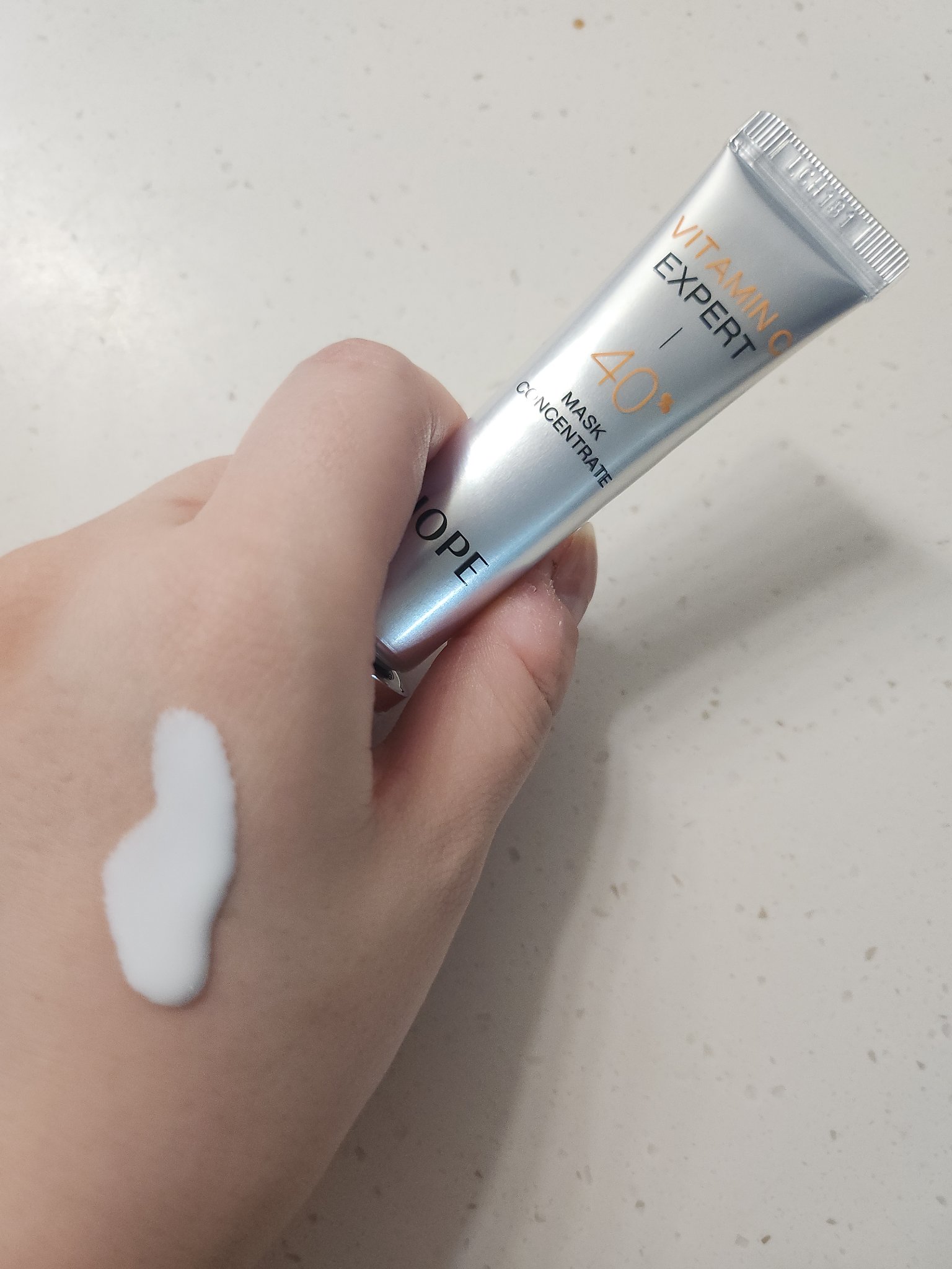 ビタミンC エキスパート40% マスクコンセントレート/IOPE/フェイスクリームを使ったクチコミ（2枚目）
