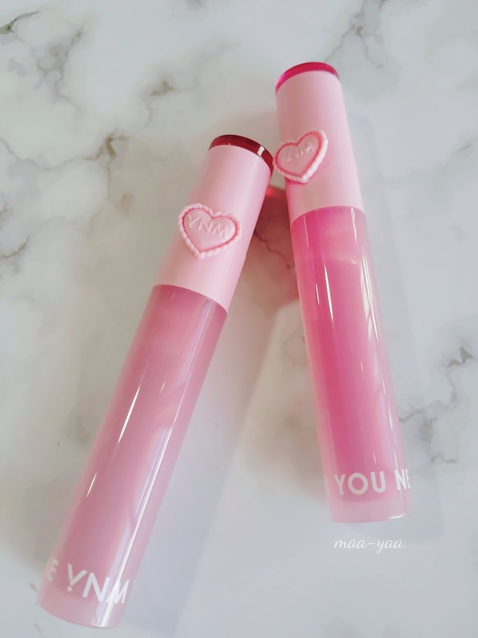 ハートゼリングティント 02 チェリージェリング/YNM/リップティントを使ったクチコミ（2枚目）