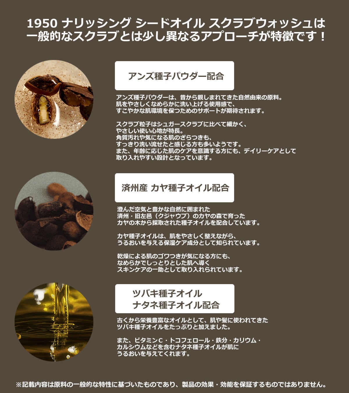 ナリッシング シードオイル スクラブウォッシュ/1950/スクラブ・ゴマージュを使ったクチコミ(2枚目)