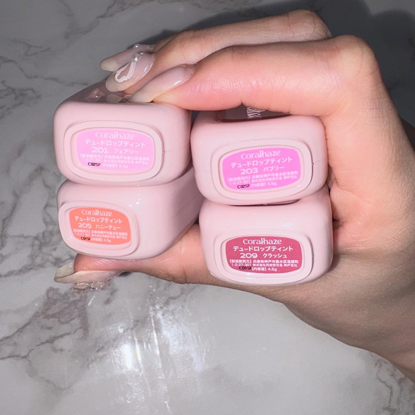 デュー ドロップ ティント/Coralhaze/リップティントを使ったクチコミ(3枚目)