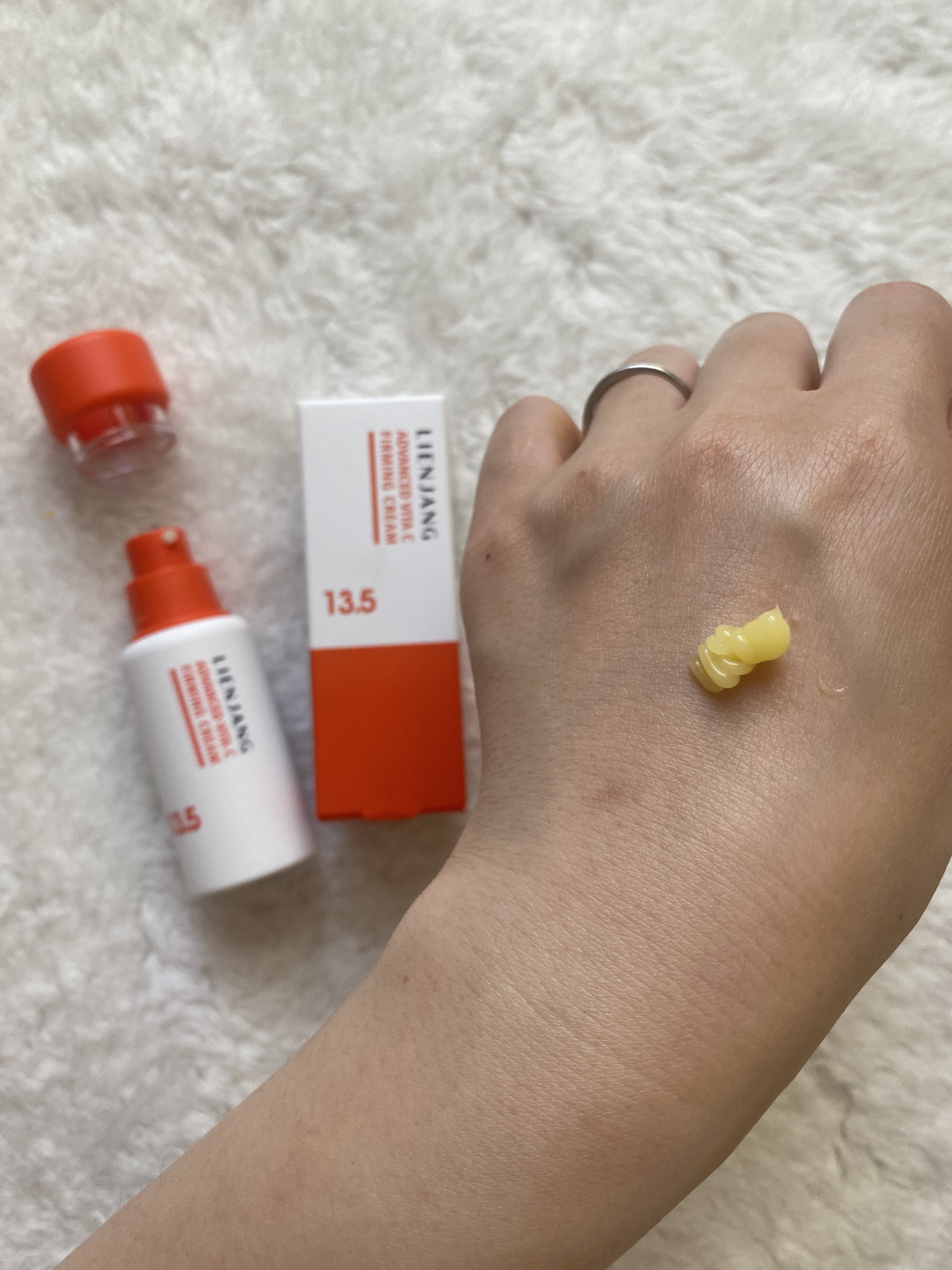 アドバンスド ビタC ファーミングクリーム 13.5/リエンジャン/フェイスクリームを使ったクチコミ（1枚目）