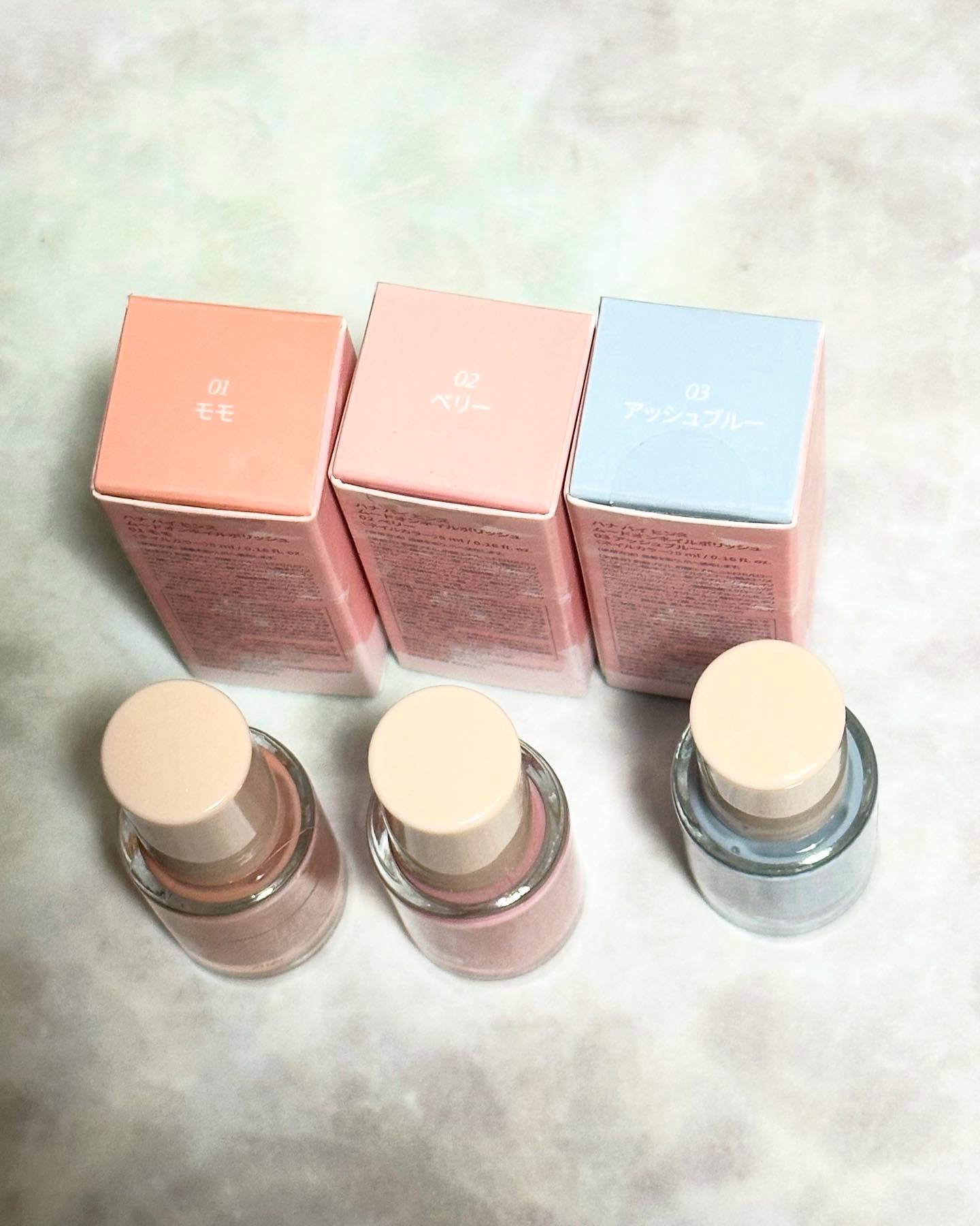 ムードオンネイルポリッシュ 02 ベリー/hana by hince/マニキュアを使ったクチコミ（2枚目）