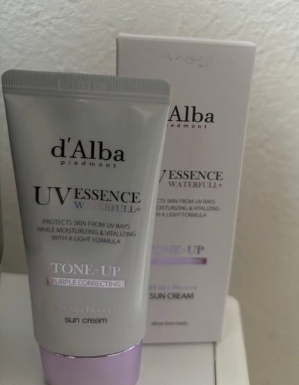 ダルバ ウォータフル トーンアップ サンクリーム(パープル)/ダルバ/日焼け止めクリームを使ったクチコミ(2枚目)