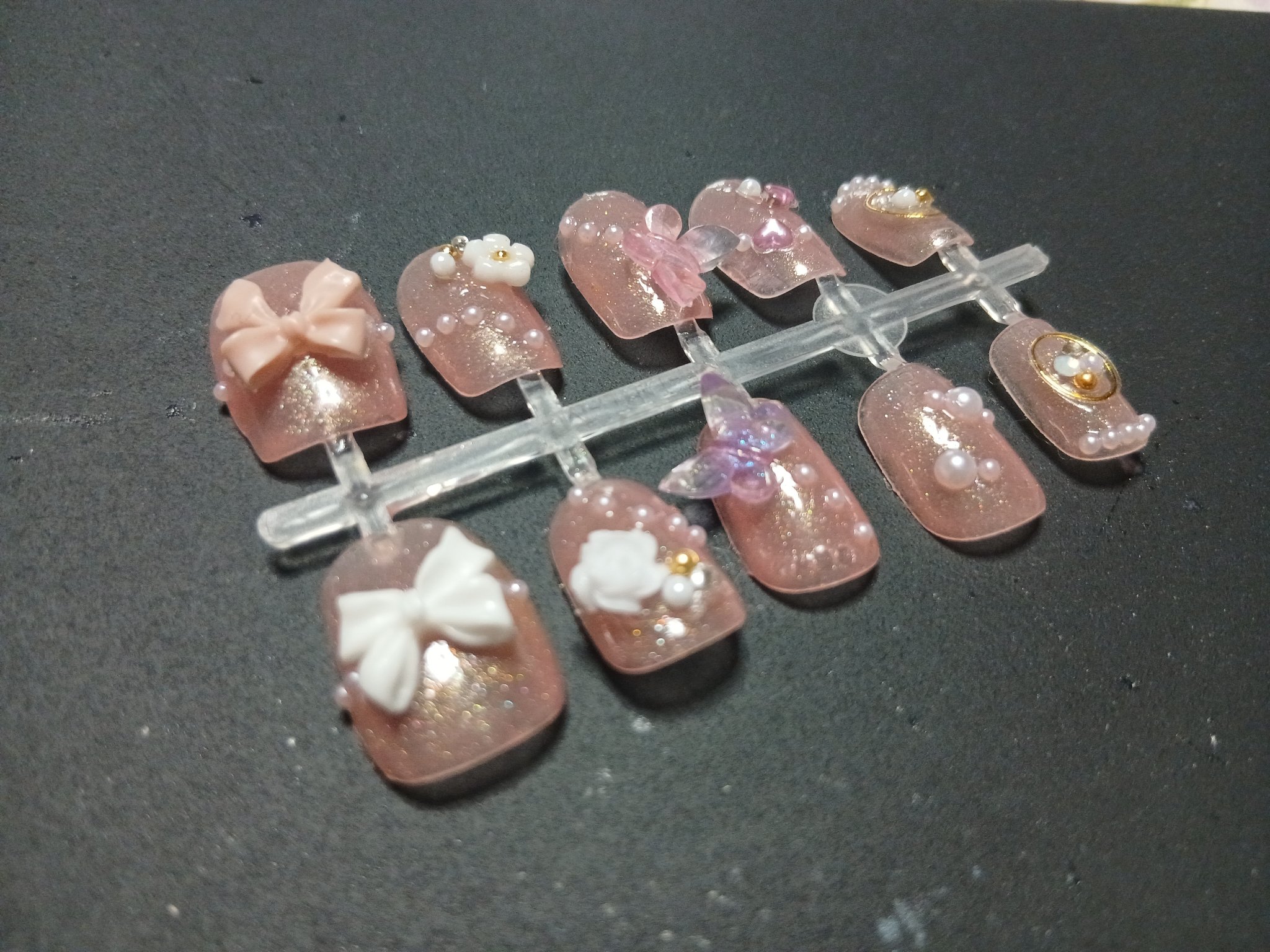 クリアネイルチップ/セリア/ネイルチップ・パーツを使ったクチコミ（1枚目）