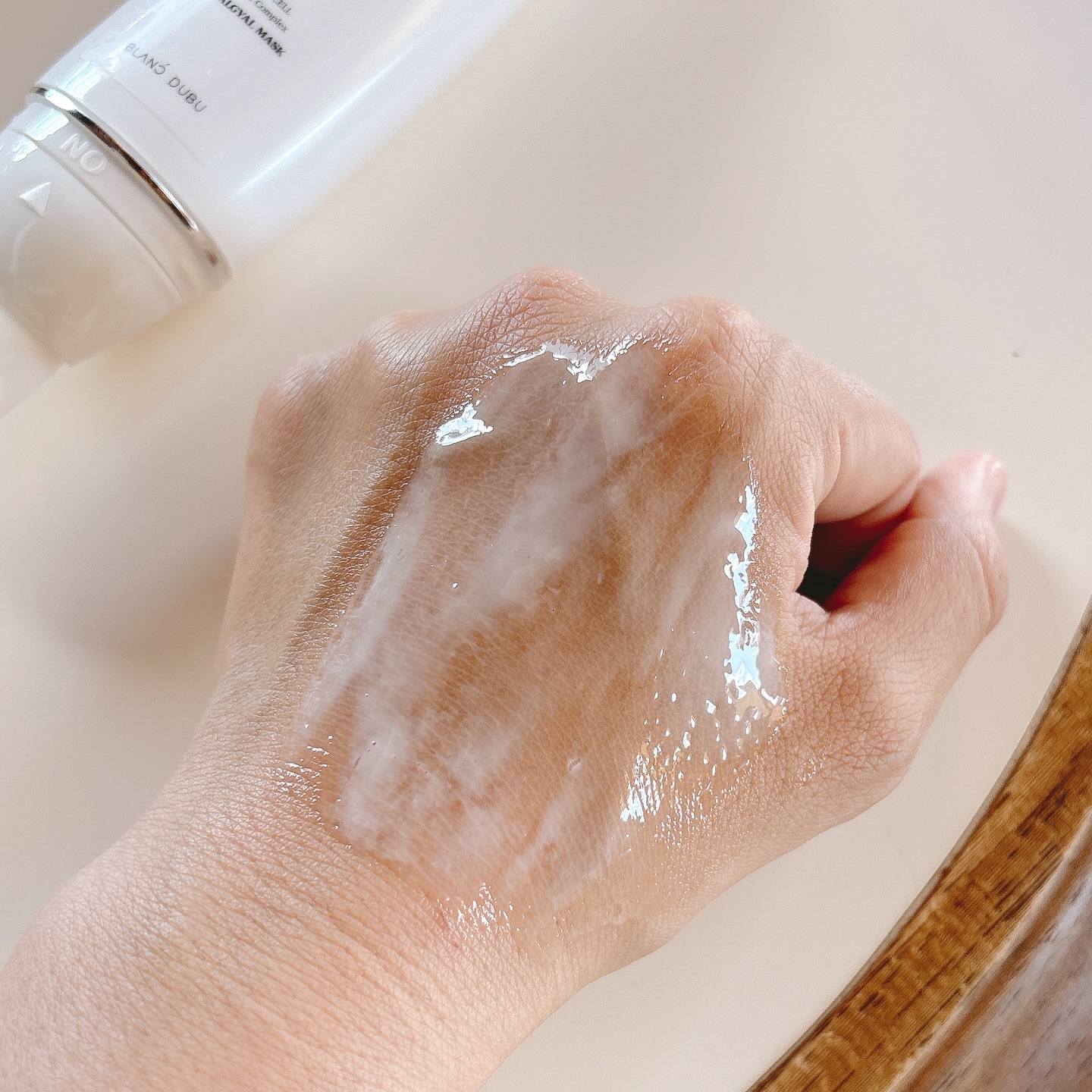 [ブランドゥブ] ヌボンセル バクチオールコンプレックスエッグマスク/BLANC DUBU/ピーリングを使ったクチコミ（3枚目）