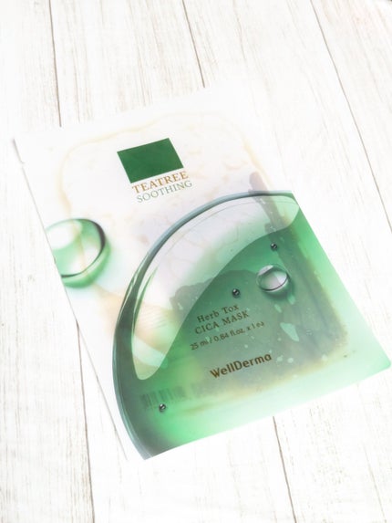 ティーツリーハーブシカマスクパック/WellDerma/シートマスク・パックを使ったクチコミ(5枚目)