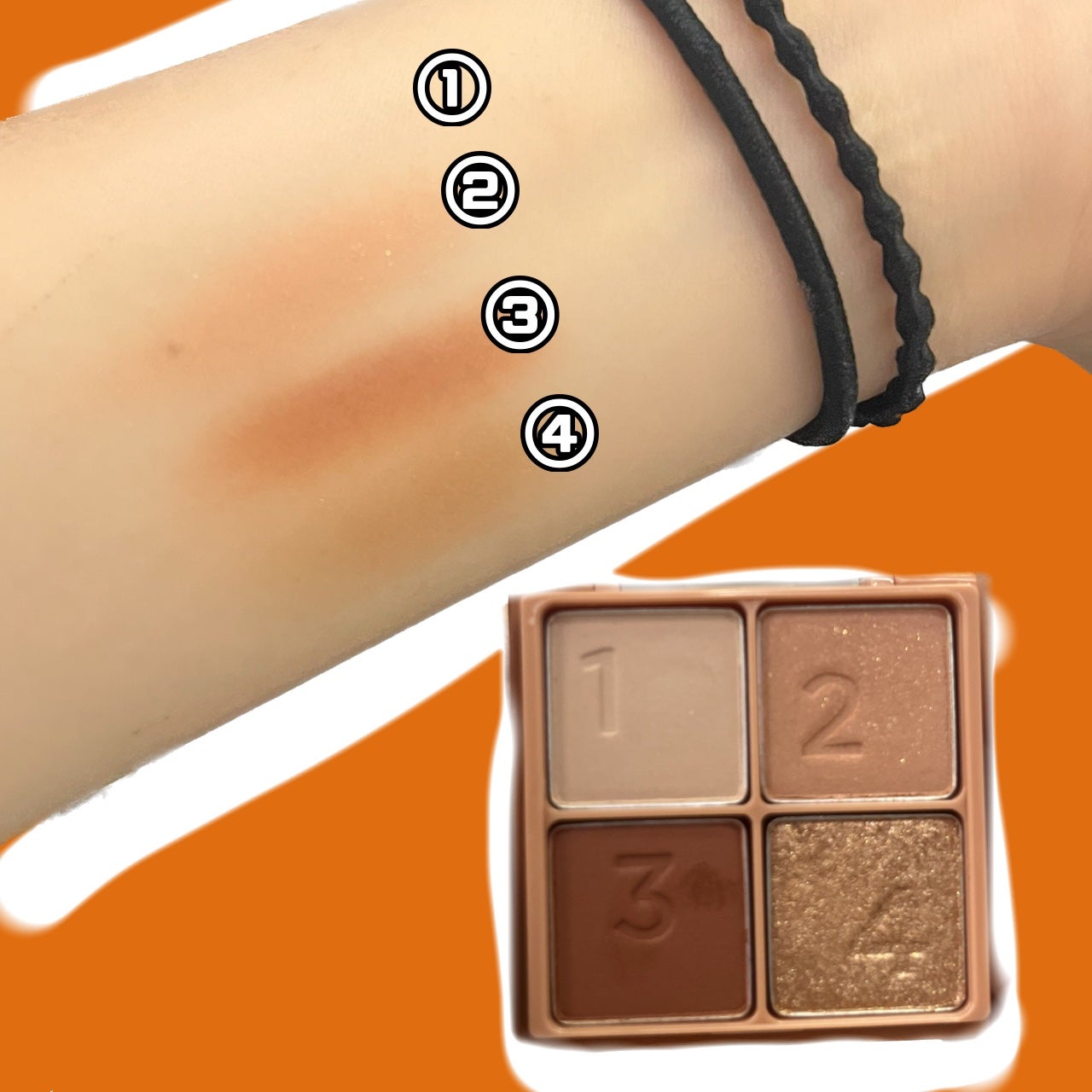 マルチキューブ/i’m meme/アイシャドウパレットを使ったクチコミ(2枚目)