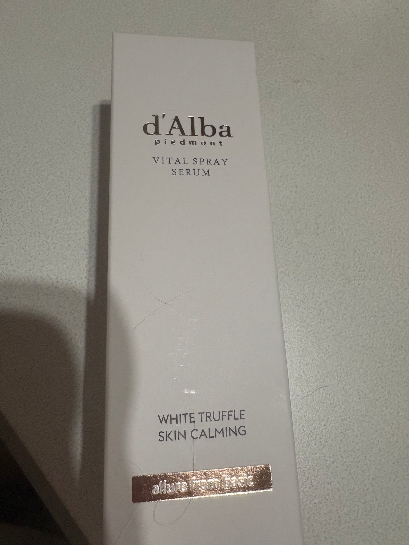 ダルバ ホワイトトリュフバイタルスプレーセラム/ダルバ/ミスト状化粧水を使ったクチコミ(1枚目)