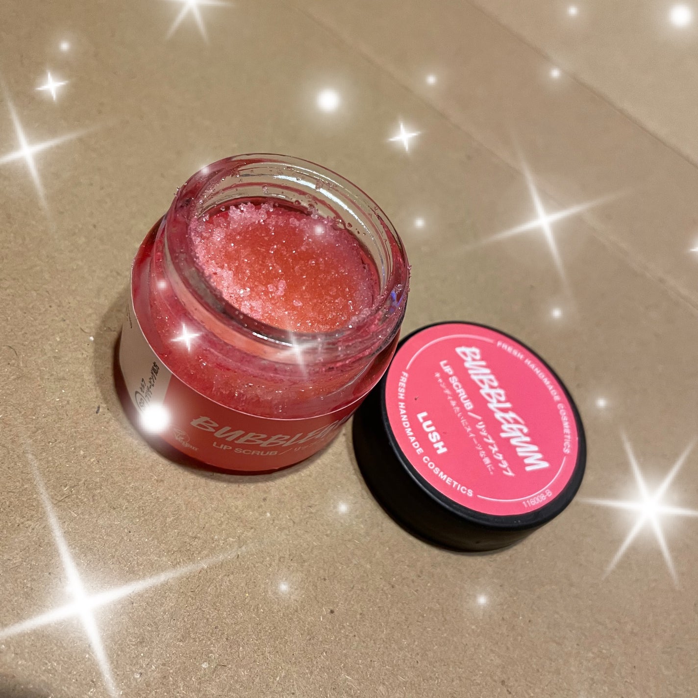 バブルガムフレーバー リップスクラブ/ラッシュ/リップスクラブを使ったクチコミ(1枚目)